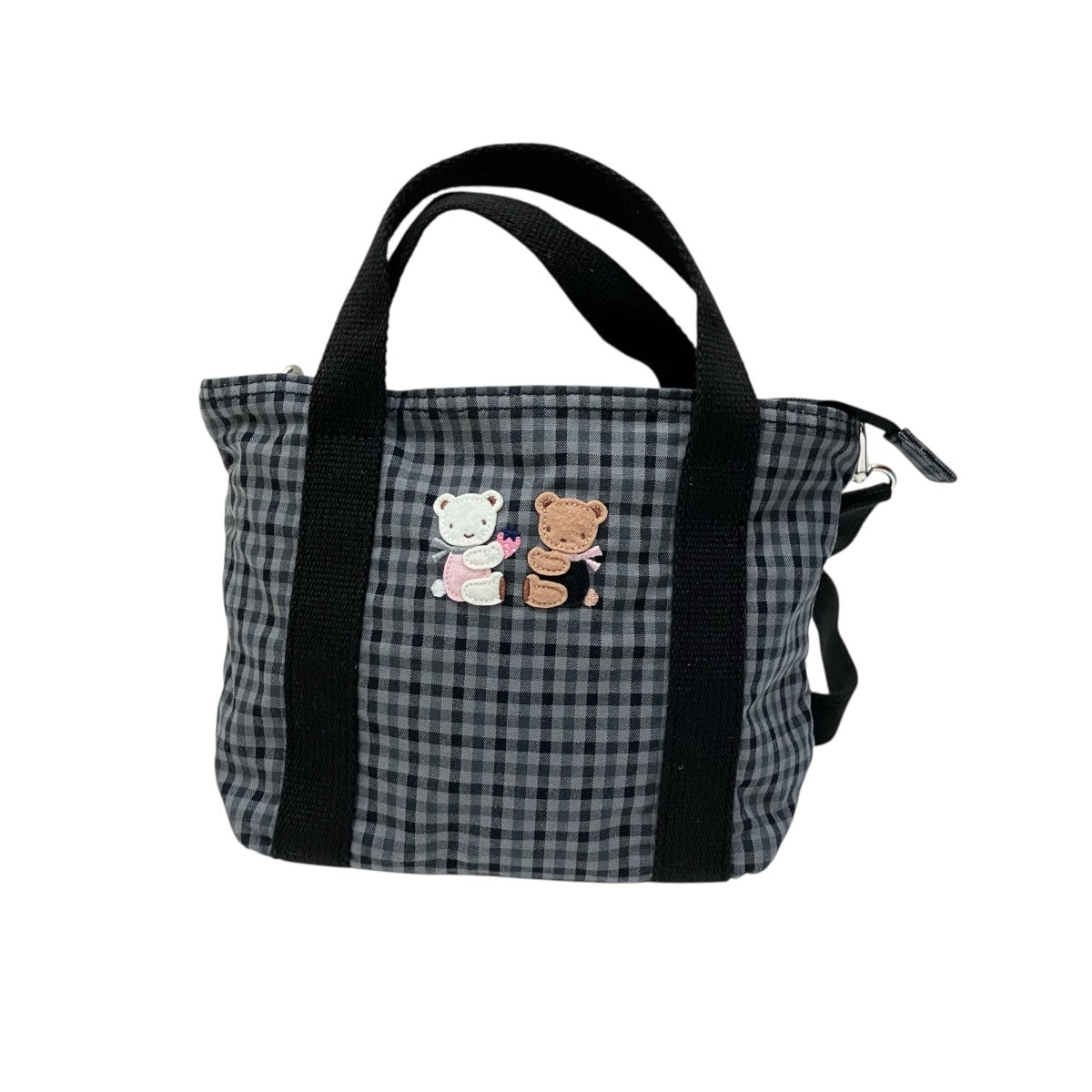 LeSportsac×familiar チェック2WAYショルダーバッグ 古着・中古-1枚目のアイテム画像