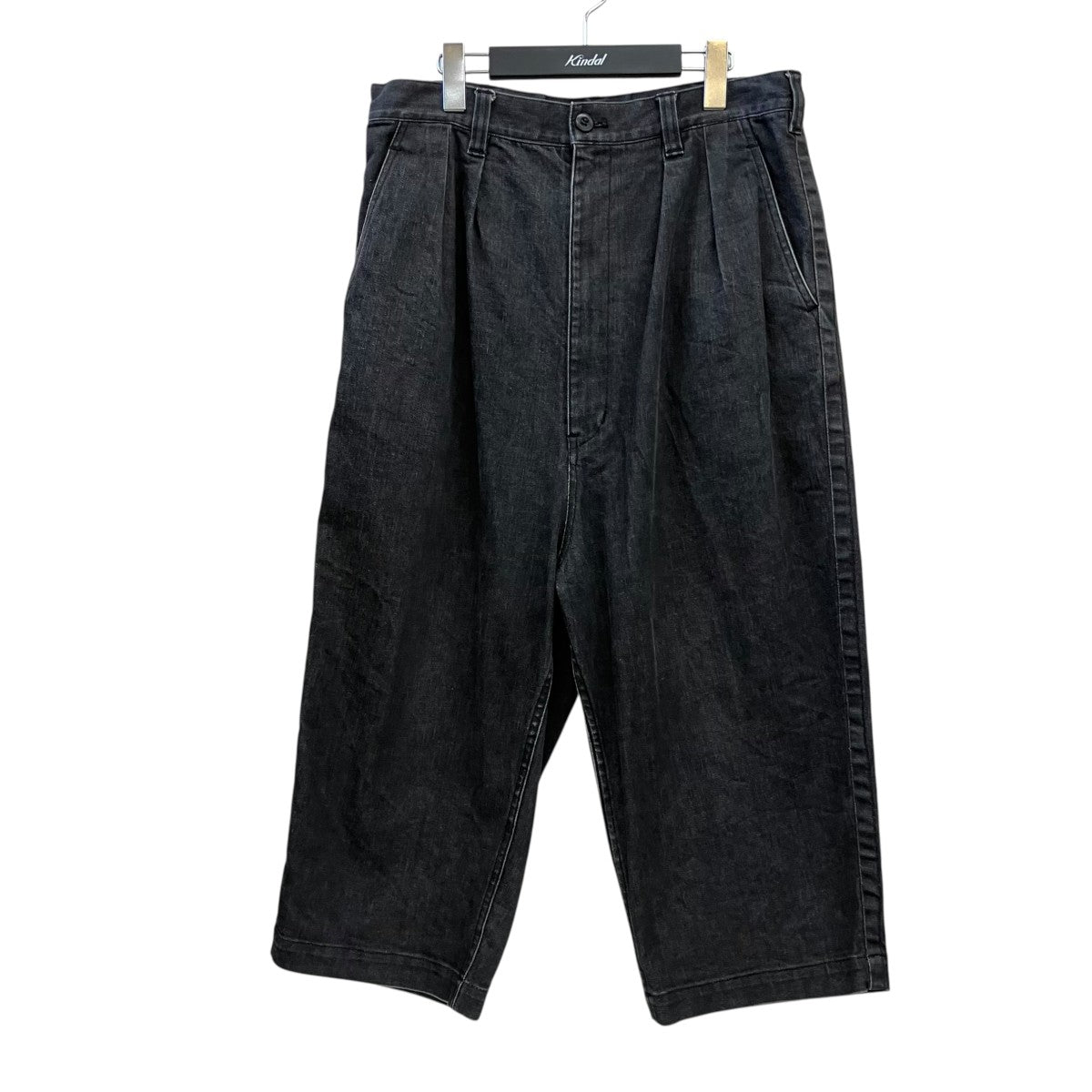 COMME des GARCONS HOMME タックデニムクロップドパンツ 古着・中古-1枚目のアイテム画像