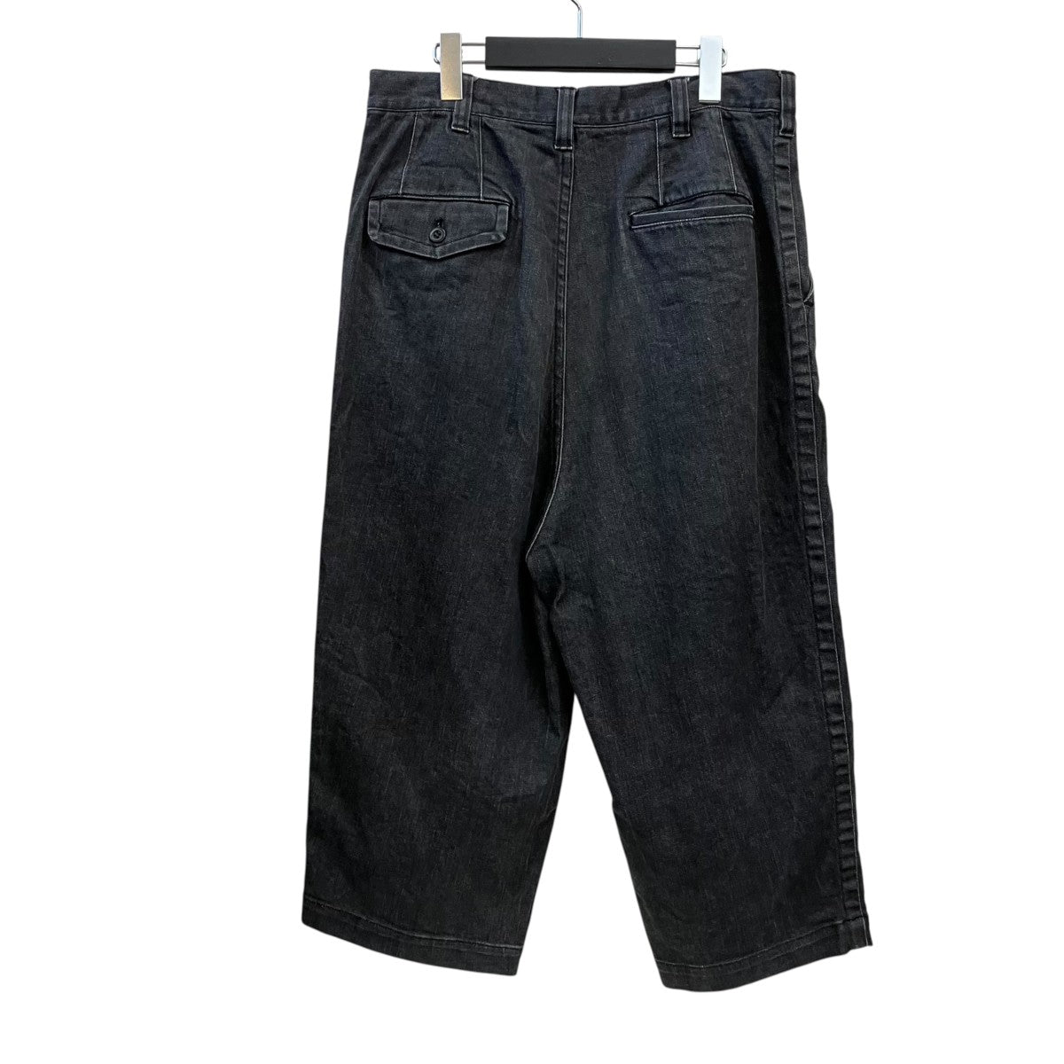 COMME des GARCONS HOMME タックデニムクロップドパンツ 古着・中古-2枚目のアイテム画像