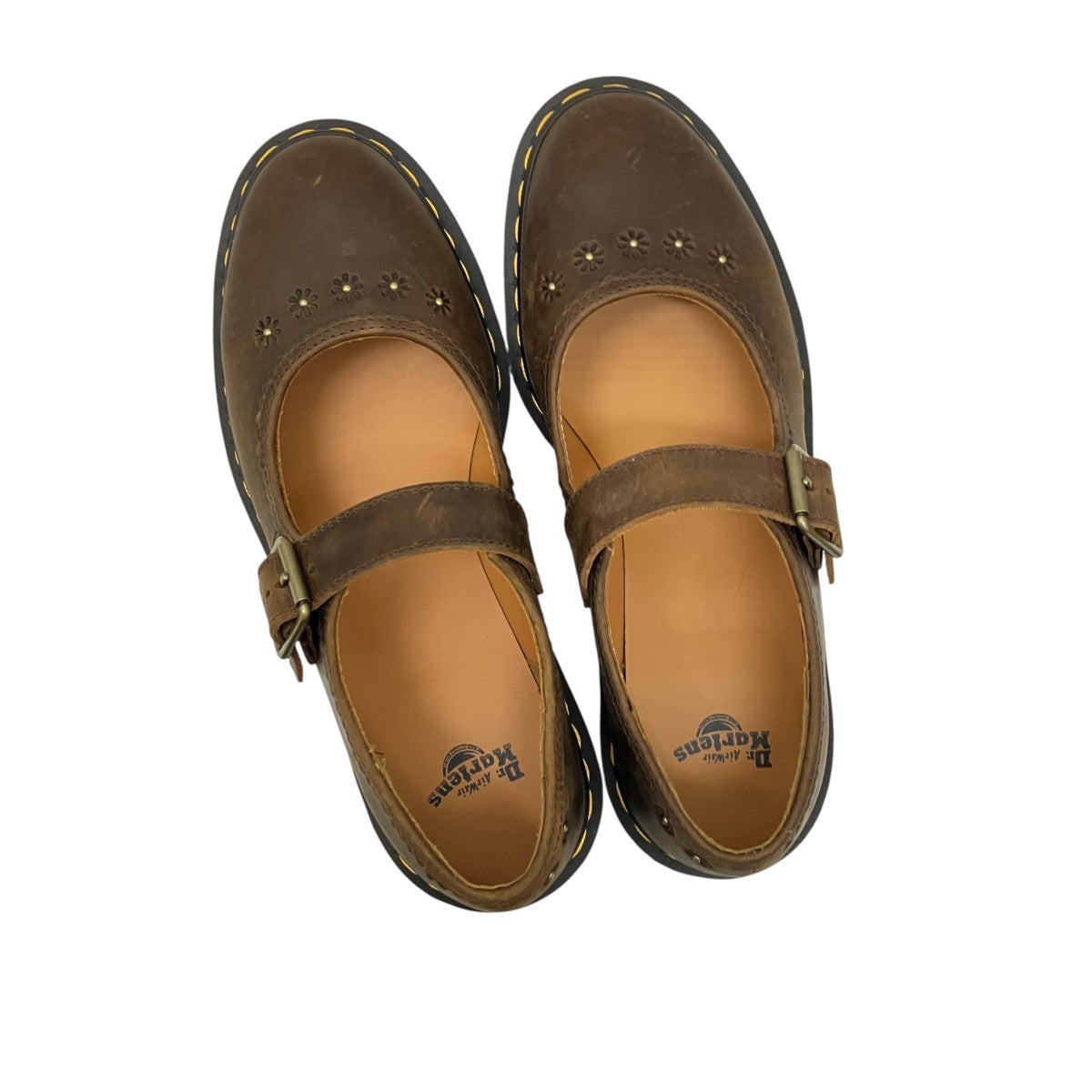 Dr．Martens CRAZY HORSE MARY JANE FLOWERメリージェーン 古着・中古-7枚目のアイテム画像
