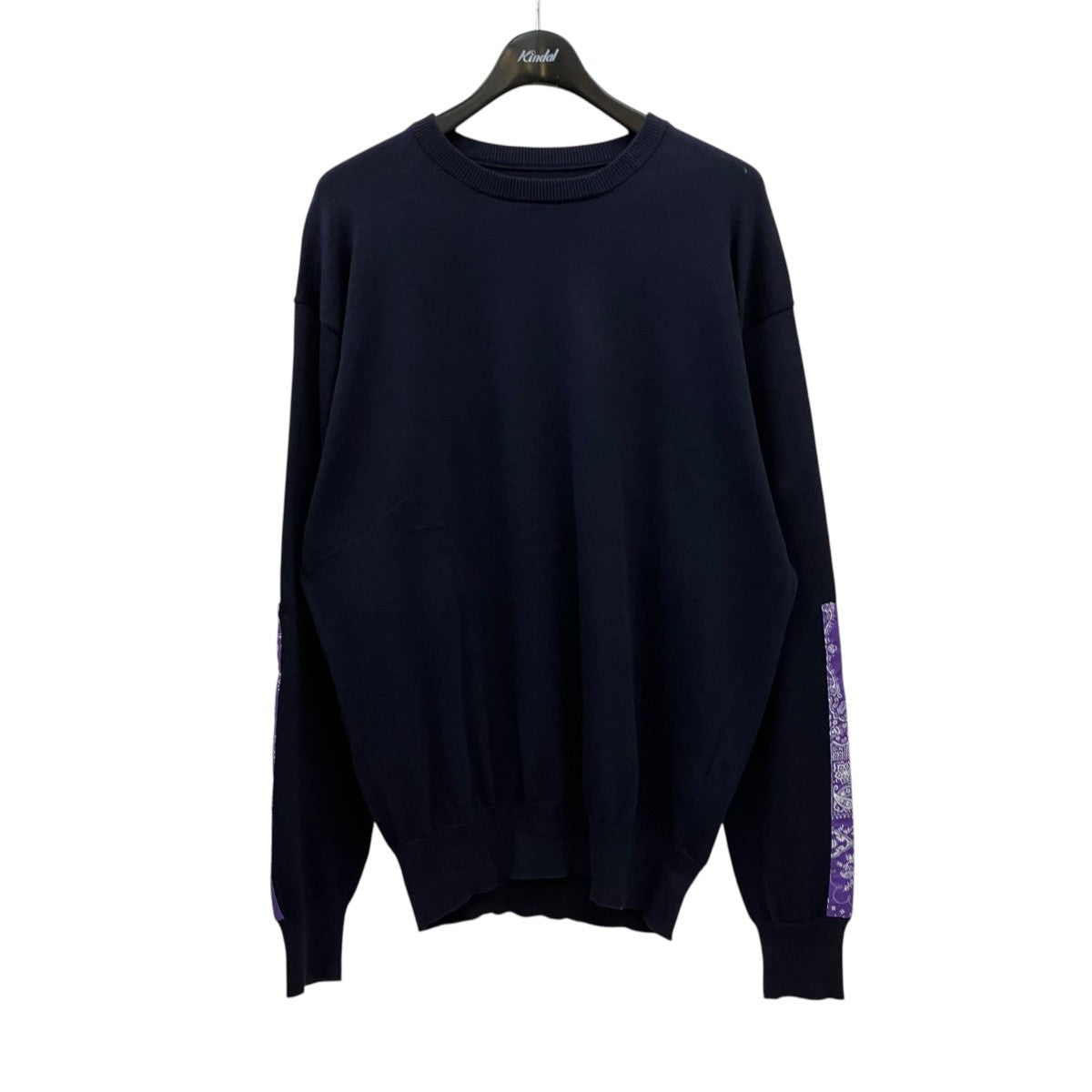 SOPHNET． BANDANA SLEEVE PATCHED CREWNECK KNITクルーネックニットSOPH-230029 古着・中古-1枚目のアイテム画像