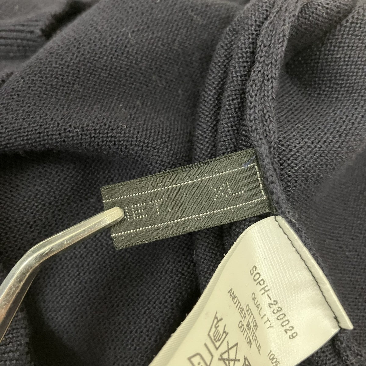 SOPHNET． BANDANA SLEEVE PATCHED CREWNECK KNITクルーネックニットSOPH-230029 古着・中古-5枚目のアイテム画像