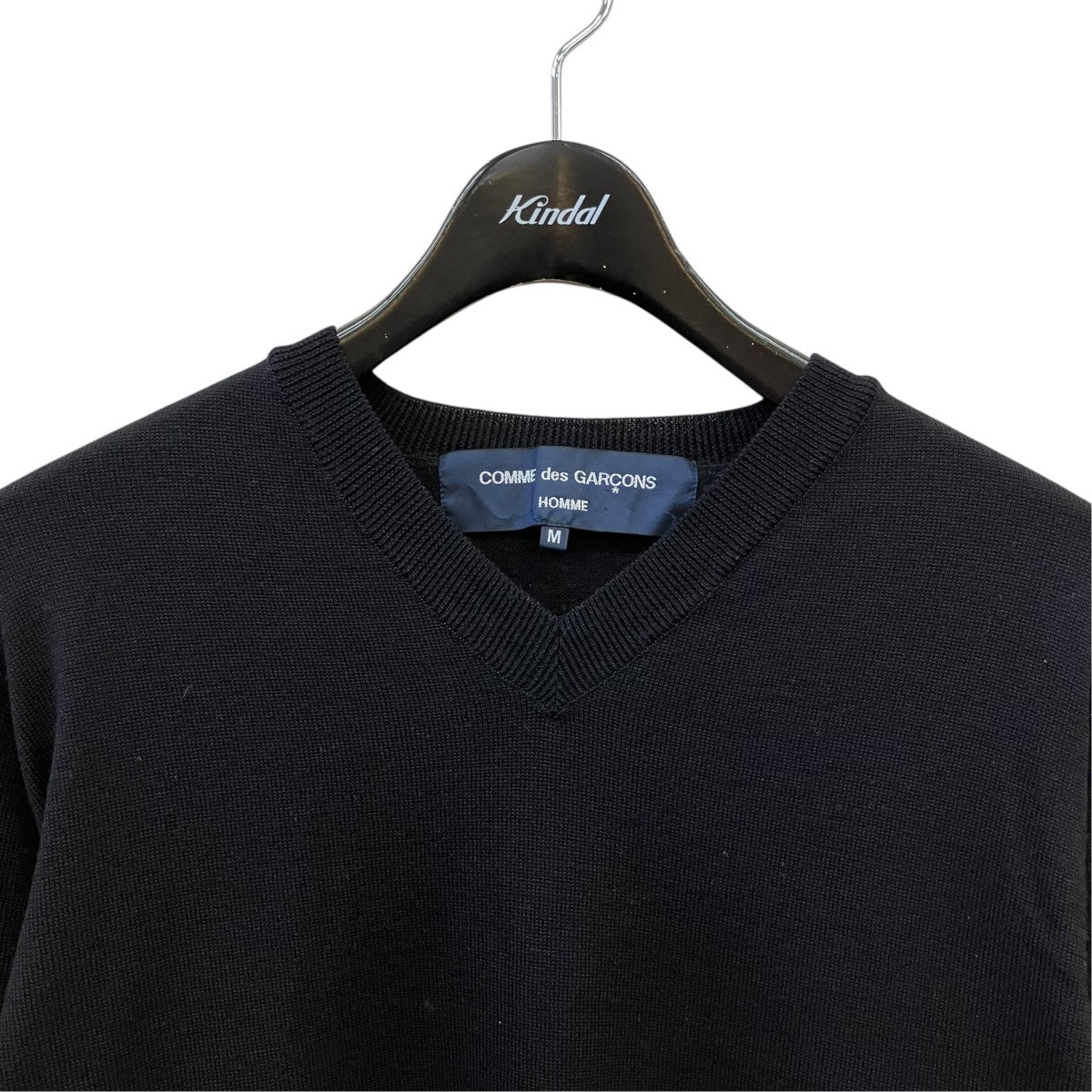 COMME des GARCONS HOMME VネックニットHM-N002 古着・中古-2枚目のアイテム画像