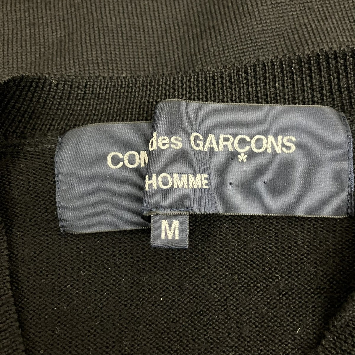 COMME des GARCONS HOMME VネックニットHM-N002 古着・中古-6枚目のアイテム画像