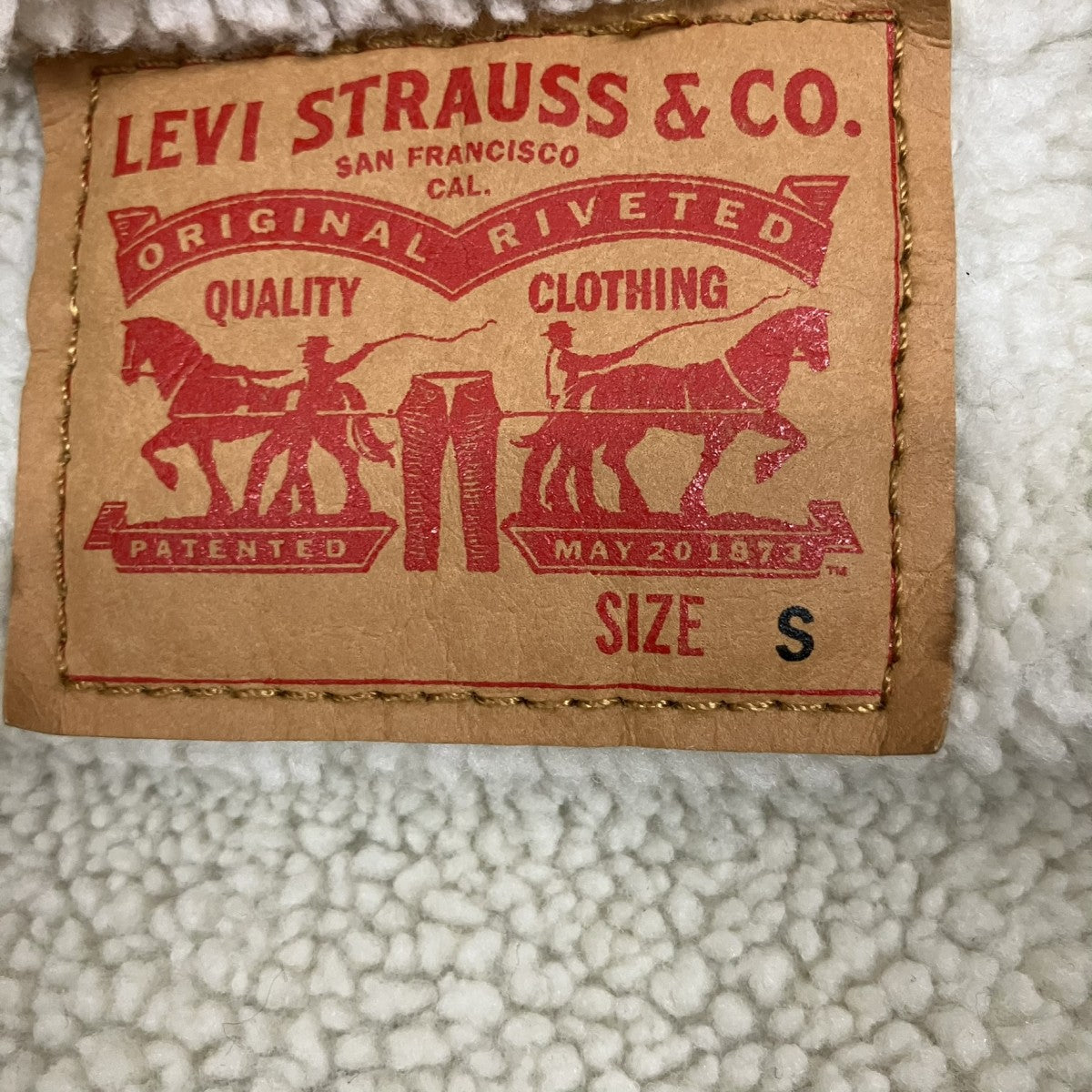 LEVI’S 裏ボアデニムジャケットPC9-163650115 古着・中古-6枚目のアイテム画像