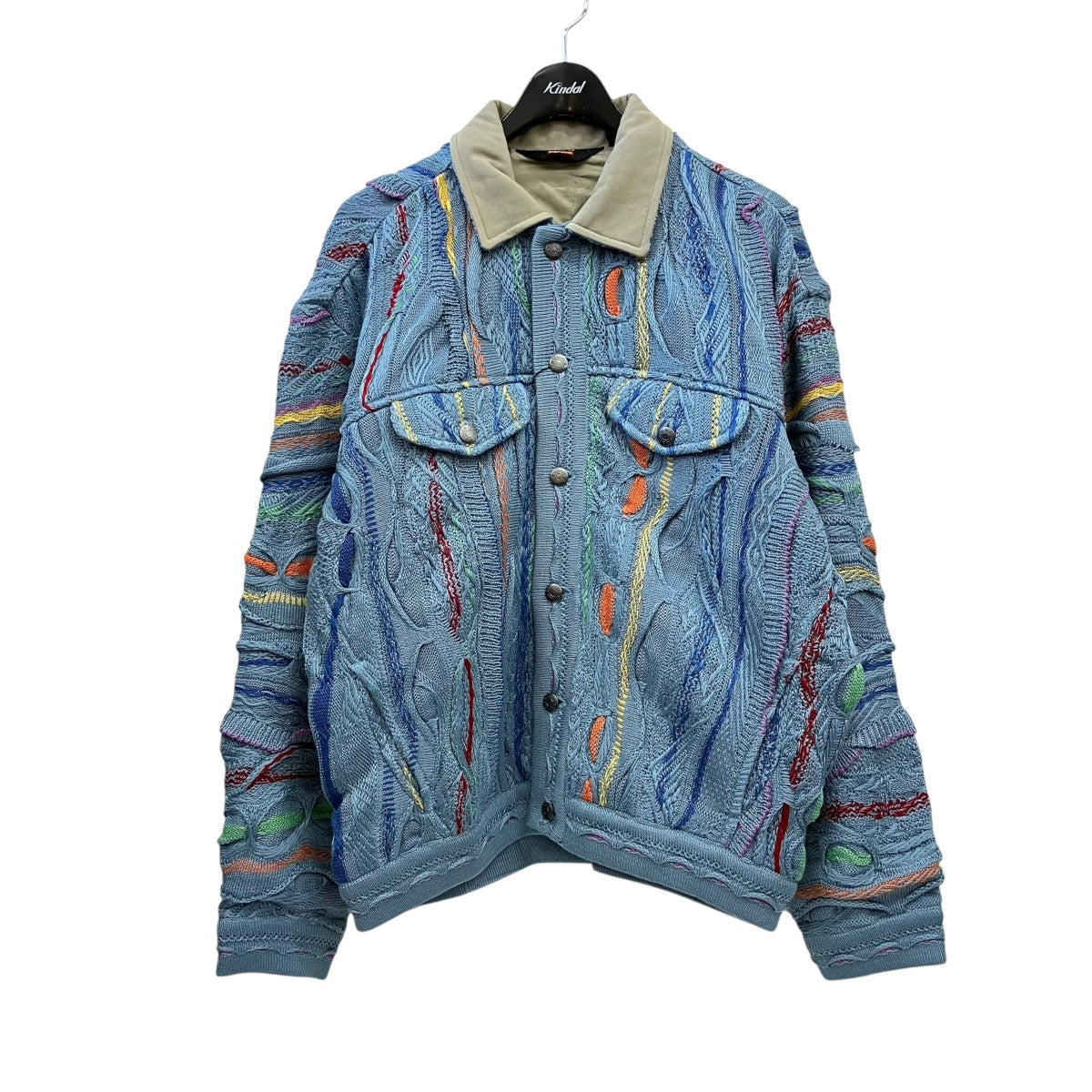Supreme×COOGI 23SSCoogi Trucker Jacketニットジャケット 古着・中古-1枚目のアイテム画像