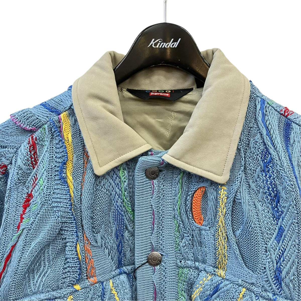 Supreme×COOGI 23SSCoogi Trucker Jacketニットジャケット 古着・中古-2枚目のアイテム画像