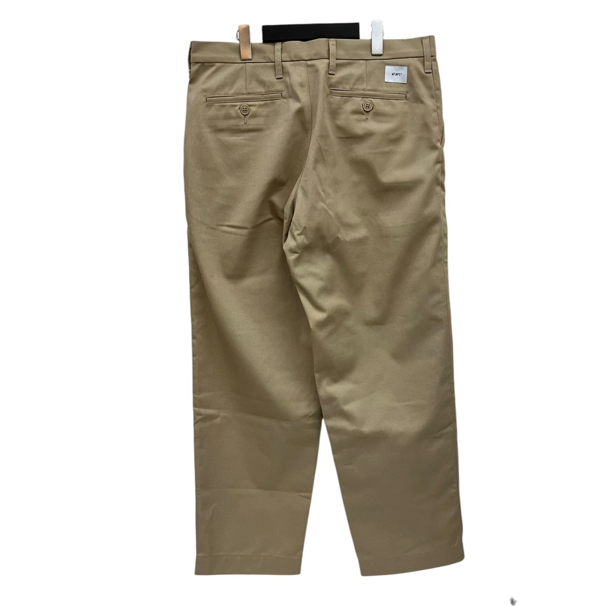 WTAPS CREASE TROUSERS COPO．TWILLチノパン221BRDT-PTM05 古着・中古-2枚目のアイテム画像