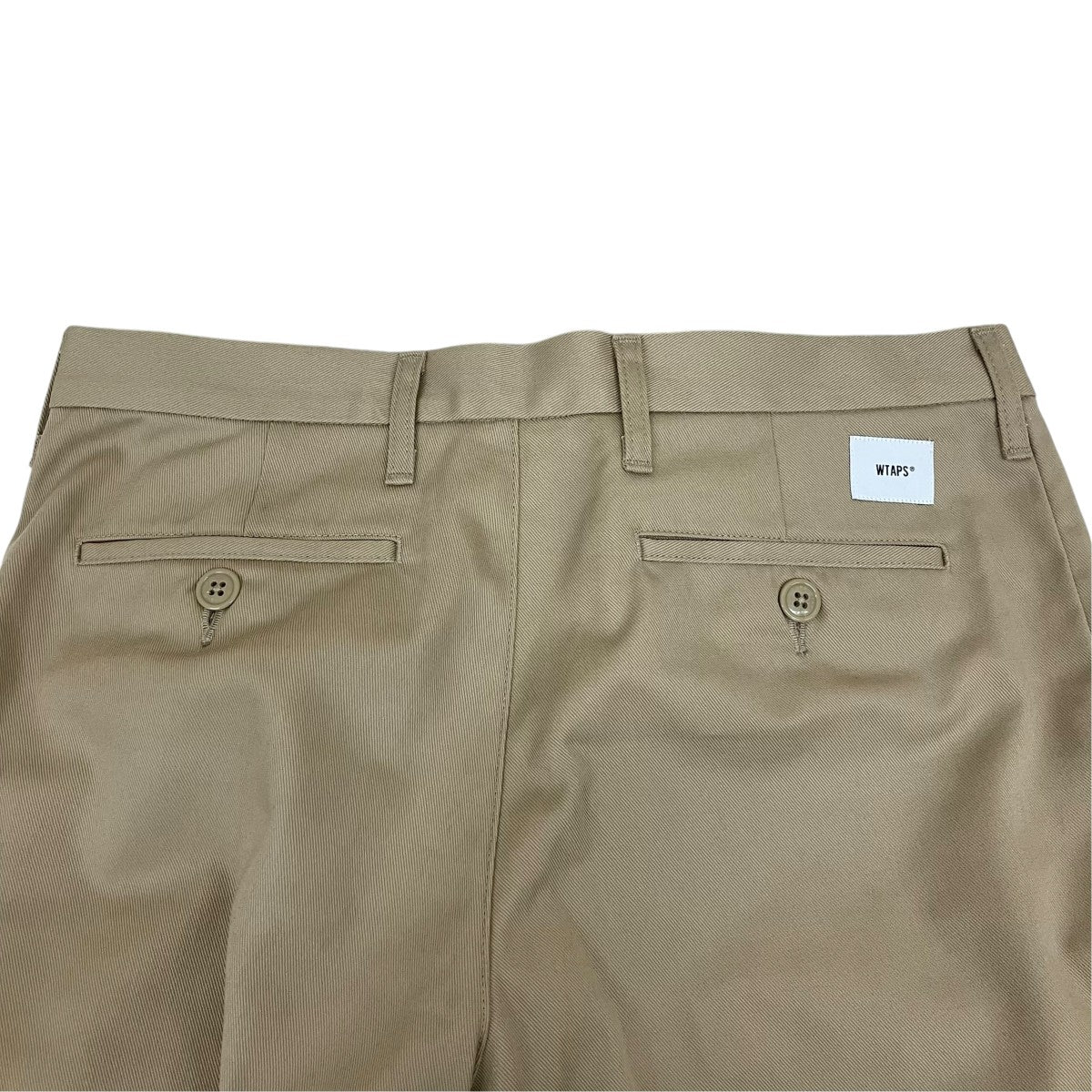 WTAPS CREASE TROUSERS COPO．TWILLチノパン221BRDT-PTM05 古着・中古-4枚目のアイテム画像