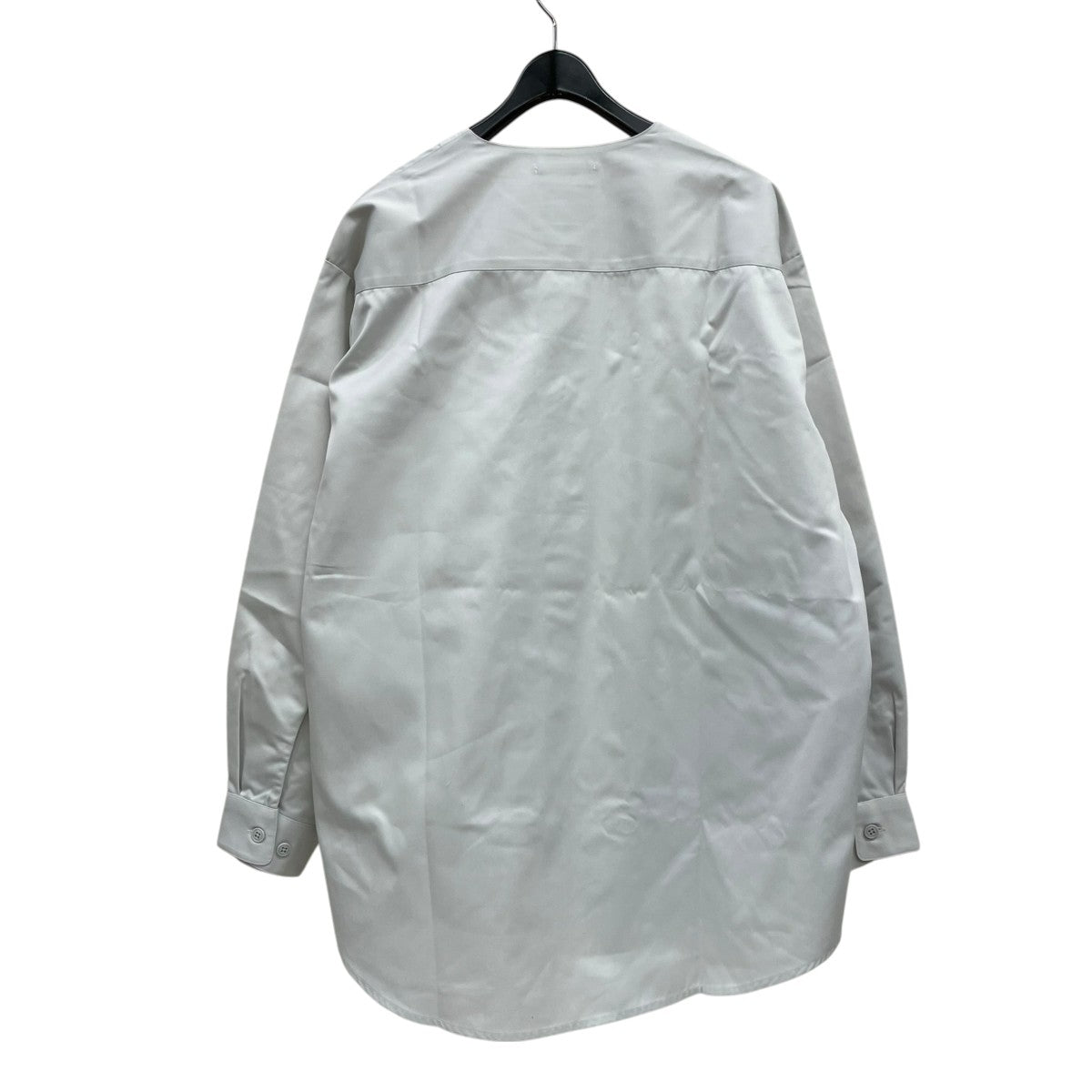 WTAPS 22AWLeague 01 LS Ctpl． Twillシャツノーカラー長袖シャツ222TQDT-SHM04 古着・中古-3枚目のアイテム画像