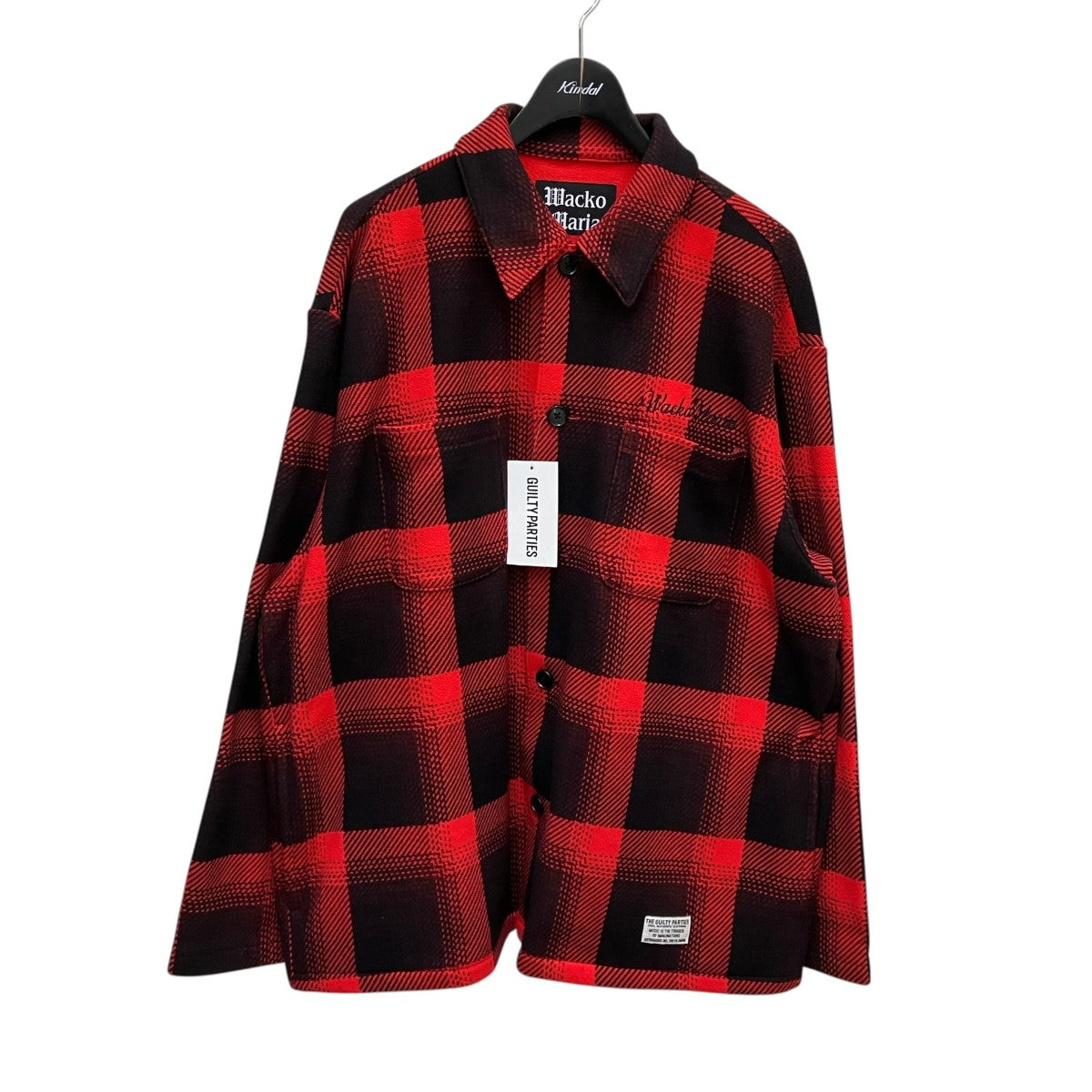 WACKO MARIA 24秋冬・・CHECK FLEECE SHIRT JACKETチェックシャツジャケット24FW-WMO-BL25 古着・中古-1枚目のアイテム画像