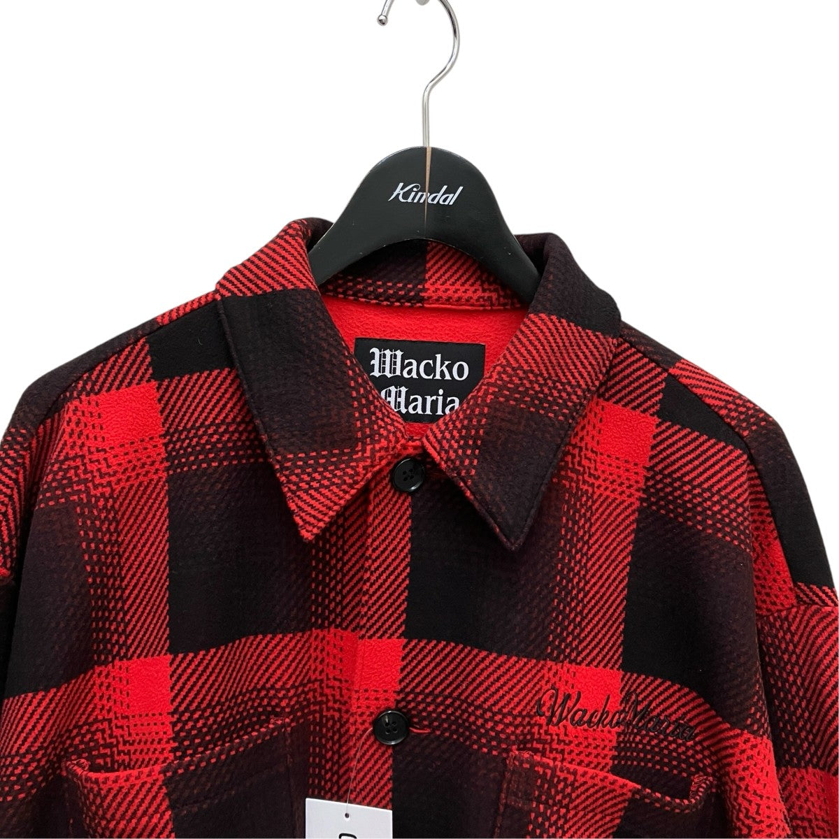 WACKO MARIA 24秋冬・・CHECK FLEECE SHIRT JACKETチェックシャツジャケット24FW-WMO-BL25 古着・中古-2枚目のアイテム画像