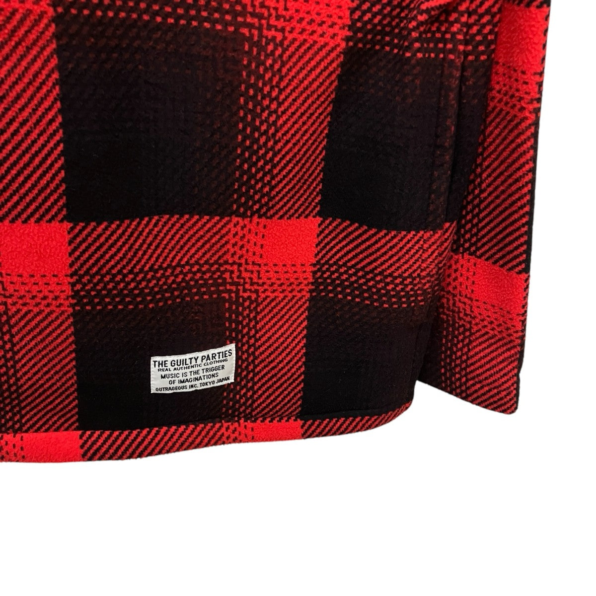 WACKO MARIA 24秋冬・・CHECK FLEECE SHIRT JACKETチェックシャツジャケット24FW-WMO-BL25 古着・中古-4枚目のアイテム画像
