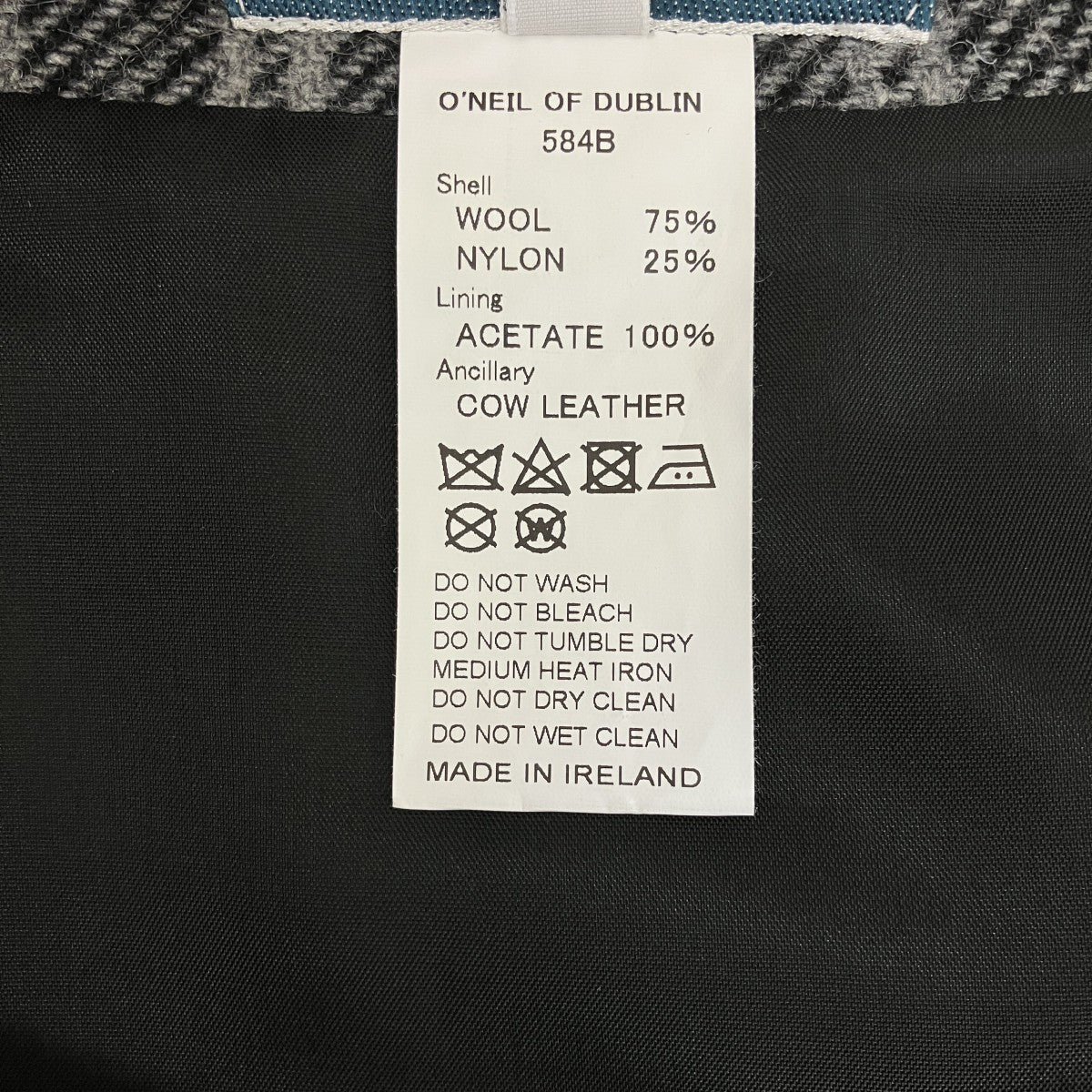 O’NEIL OF DUBLIN チェックラップ風スカート584B 古着・中古-6枚目のアイテム画像