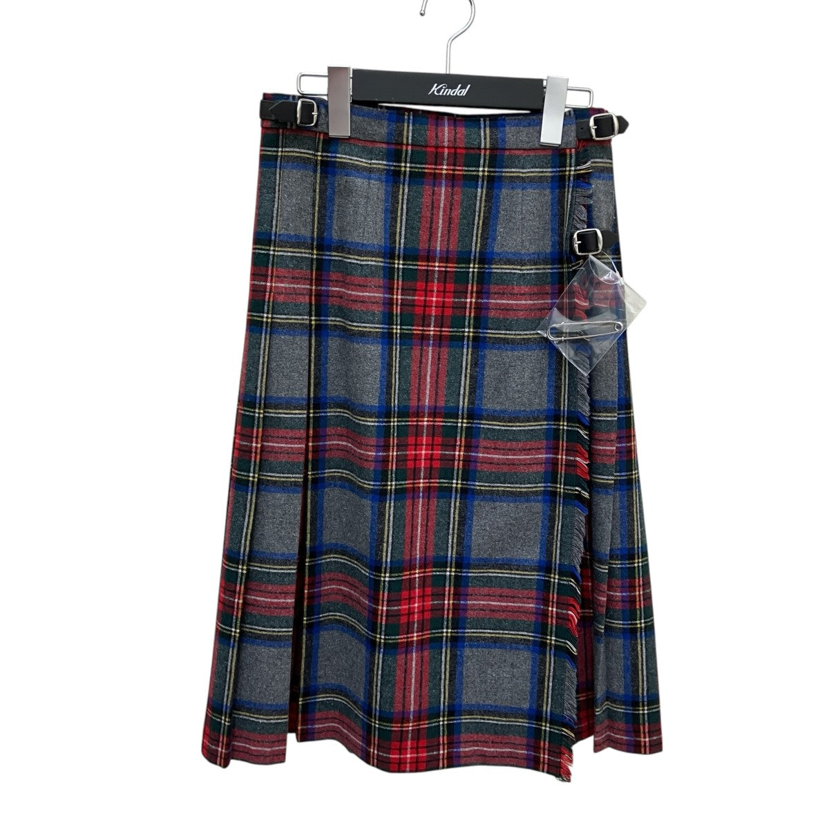 O’NEIL OF DUBLIN チェックラッププリーツスカート ピン付IR-008 古着・中古-1枚目のアイテム画像