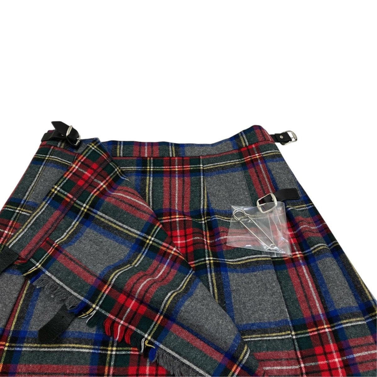 O’NEIL OF DUBLIN チェックラッププリーツスカート ピン付IR-008 古着・中古-3枚目のアイテム画像