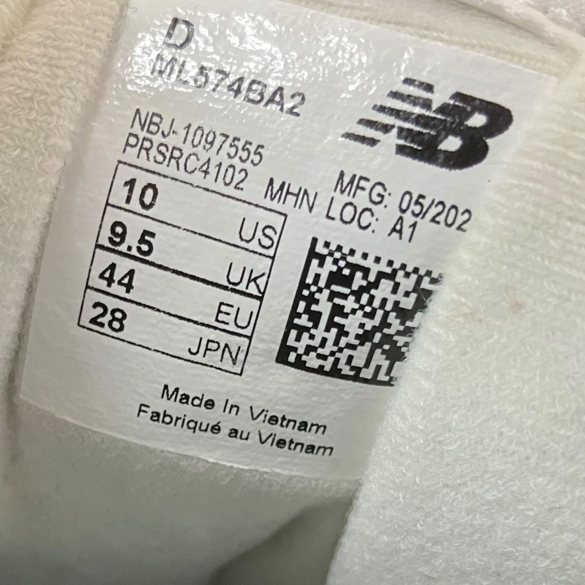 NEW BALANCE ローカットスニーカーML574BA2 古着・中古-6枚目のアイテム画像