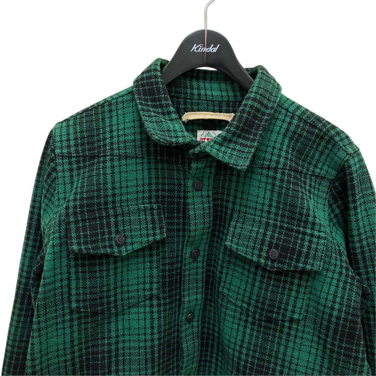 OFFWHITE チェックシャツ 古着・中古-2枚目のアイテム画像