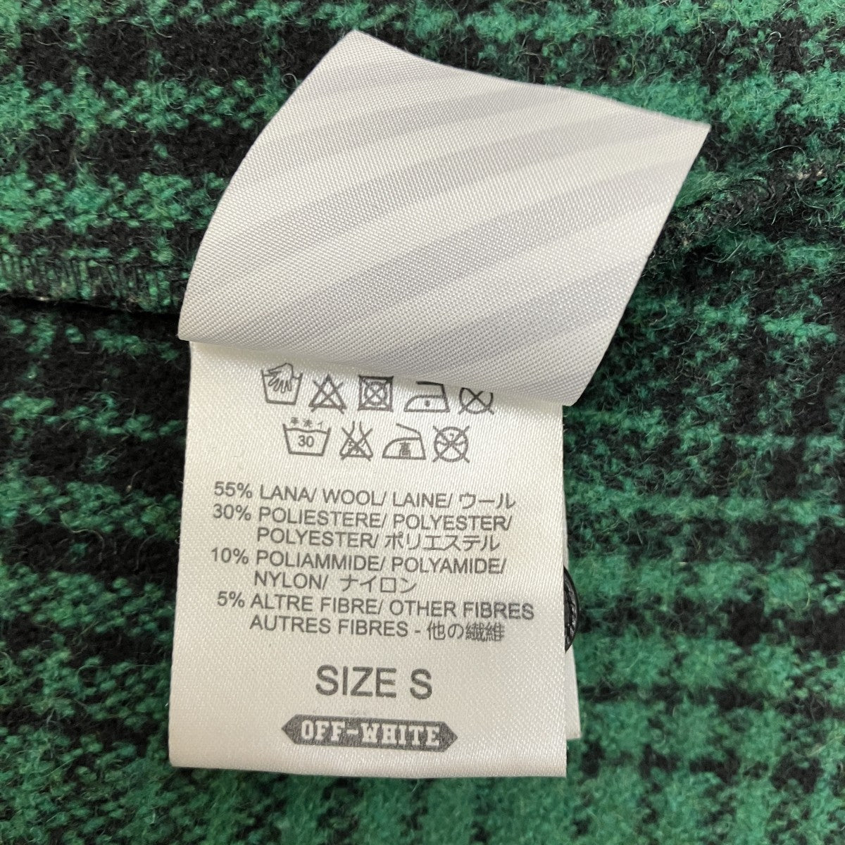 OFFWHITE チェックシャツ 古着・中古-5枚目のアイテム画像