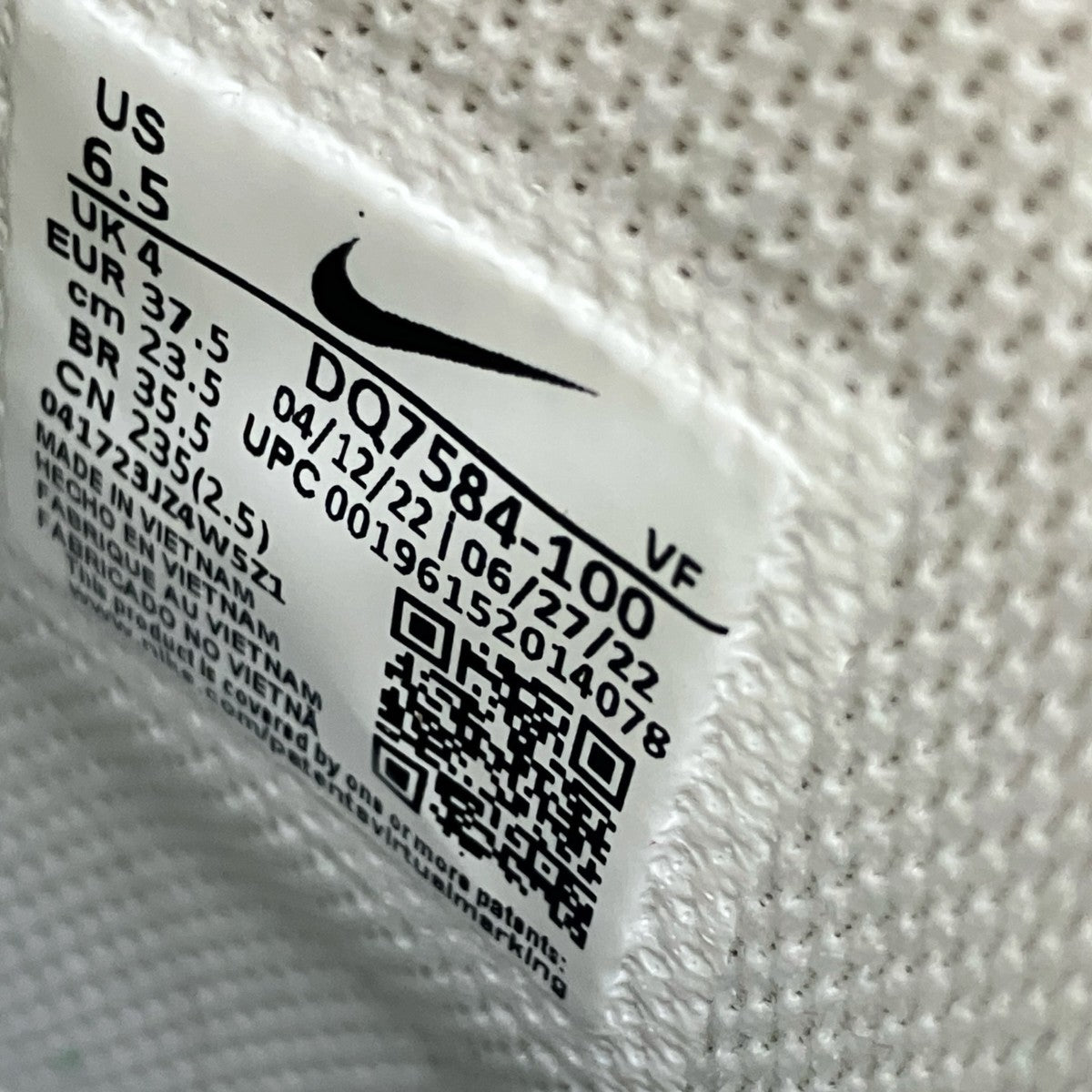 NIKE Women’s Air Force 1 High 40th Anniversary Sail BlueハイカットスニーカーDQ7584-100 古着・中古-6枚目のアイテム画像