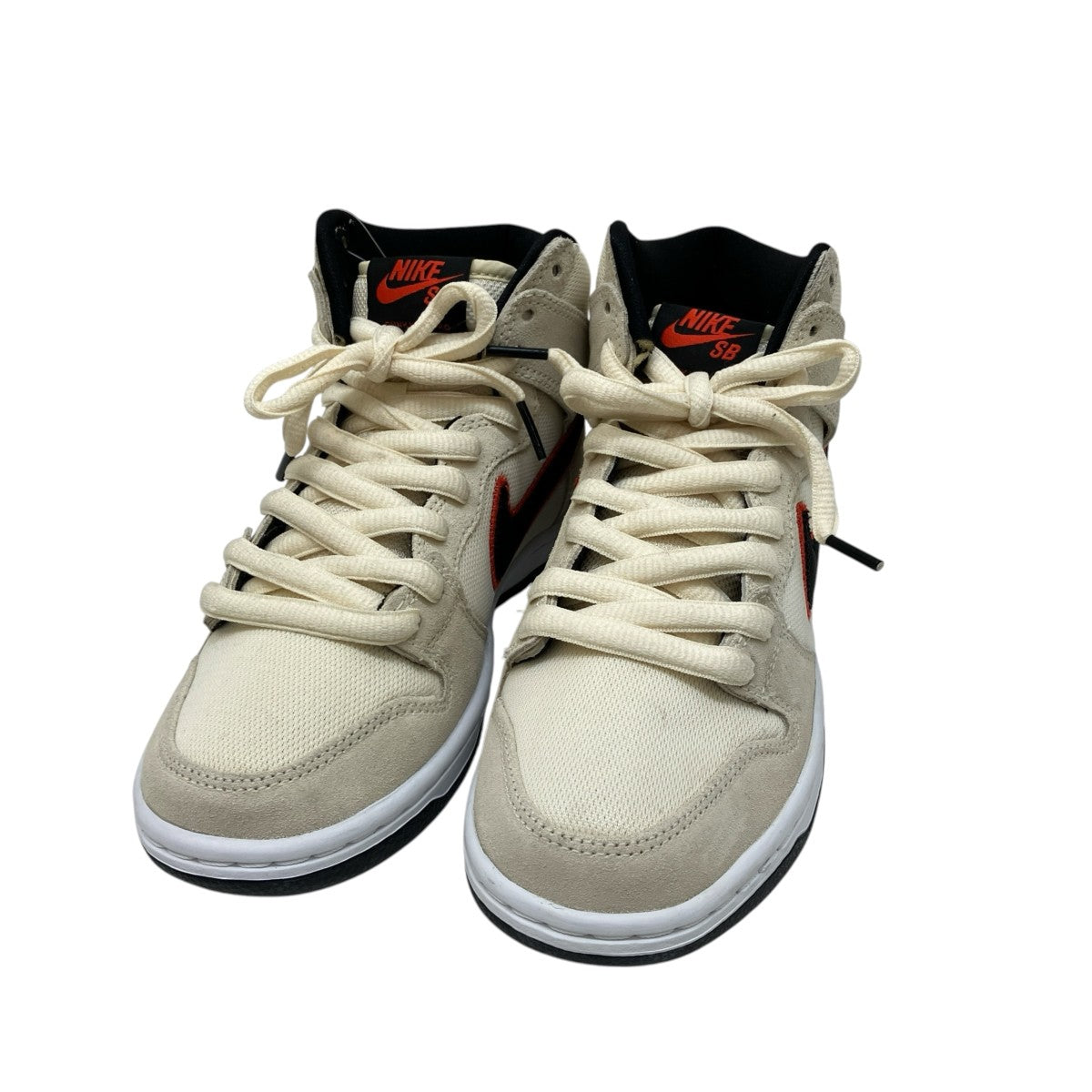 NIKE SB Nike SB Dunk High San Francisco Giants Coconut Milk and BlackハイカットスニーカーD09394-100 古着・中古-1枚目のアイテム画像