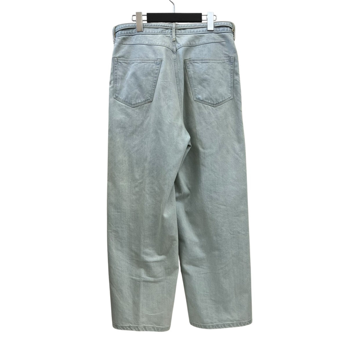 blurhms 12．9oz Denim Narrow Belted PantsベルテッドデニムパンツBHS25S003USD-IND 古着・中古-2枚目のアイテム画像