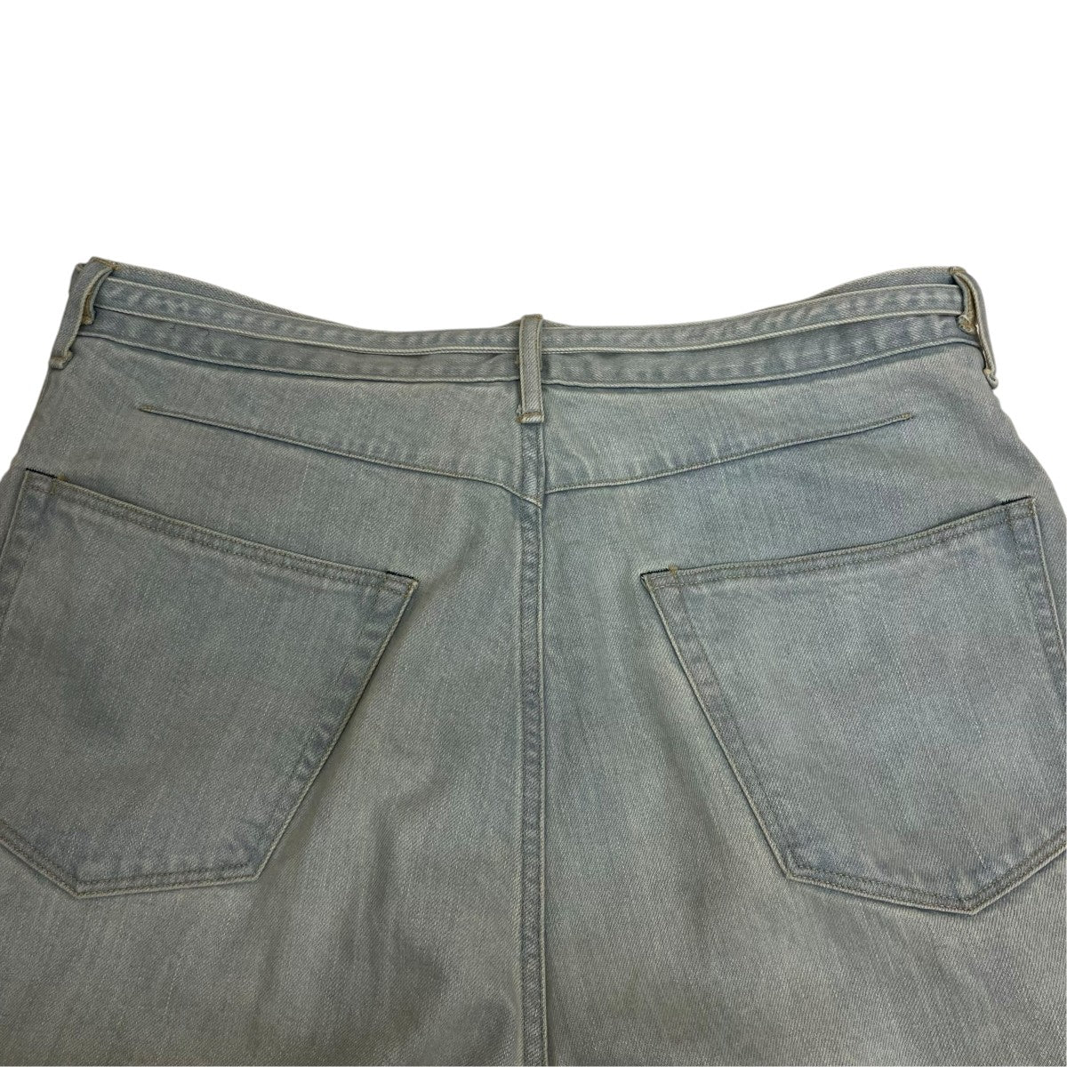 blurhms 12．9oz Denim Narrow Belted PantsベルテッドデニムパンツBHS25S003USD-IND 古着・中古-4枚目のアイテム画像