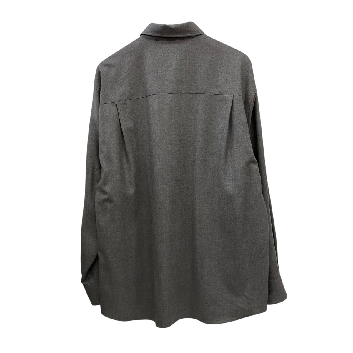 AURALEE 23AWSUPER LIGHT WOOL SHIRTウールシャツA23AS01OS 古着・中古-3枚目のアイテム画像