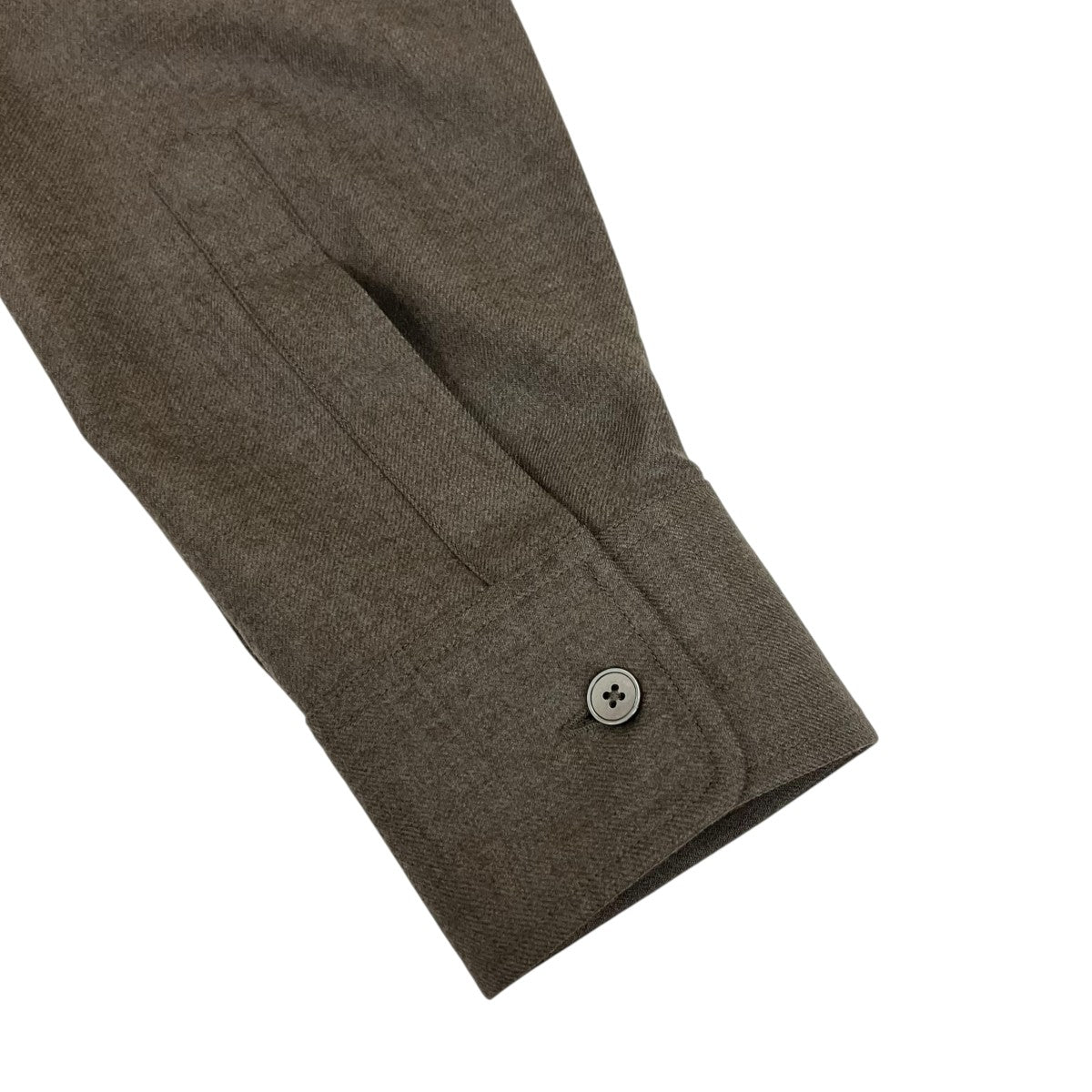 AURALEE 23AWSUPER LIGHT WOOL SHIRTウールシャツA23AS01OS 古着・中古-4枚目のアイテム画像