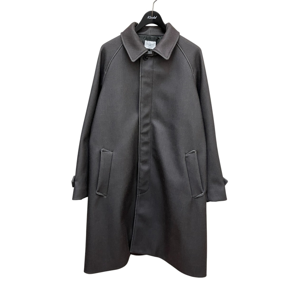 URBAN RESEARCH DOORS ヘリンボーンメルトン バルマカンコートバルマカーンコートDR27-17H754 古着・中古-1枚目のアイテム画像
