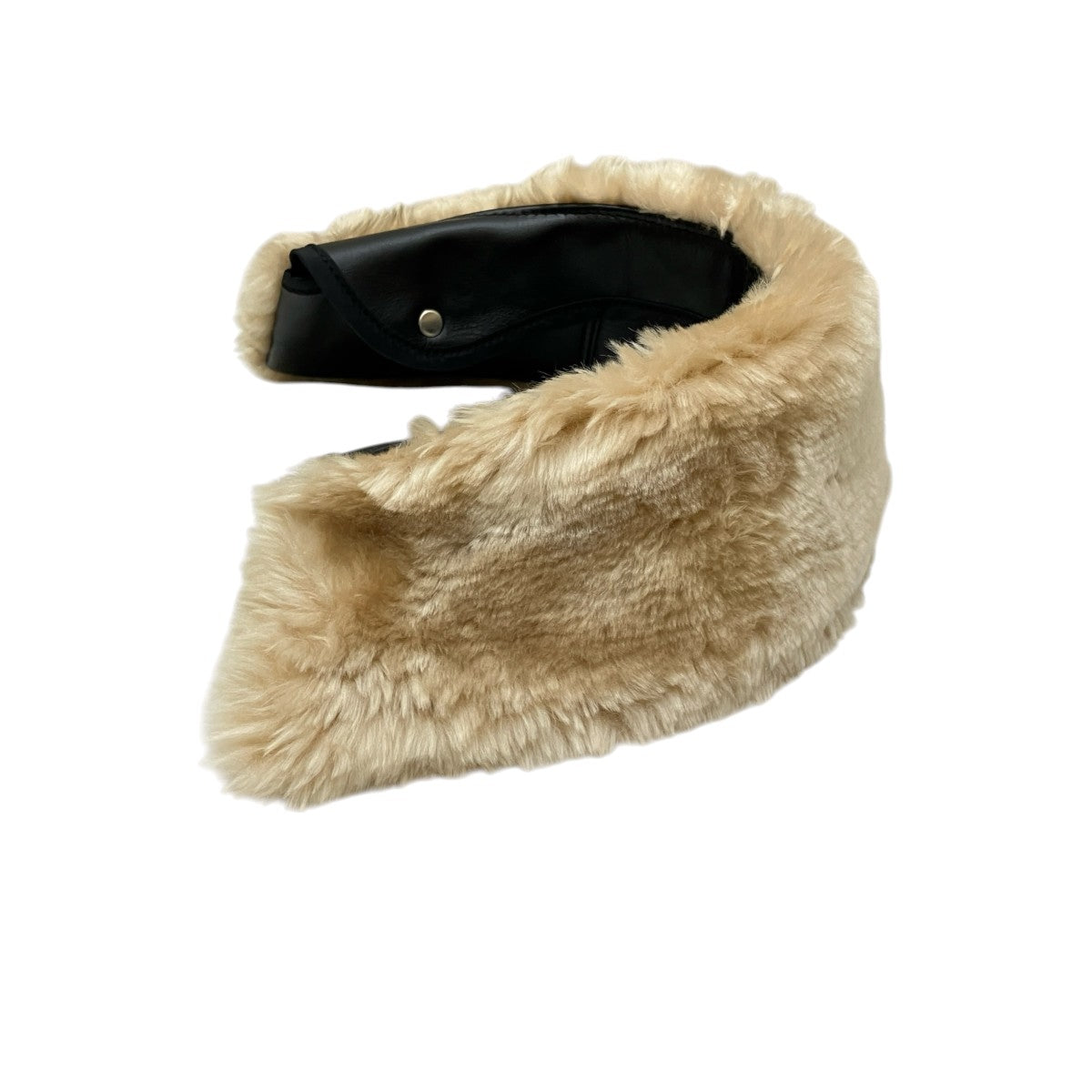 Schott 618M COLLAR FUR For RIDERSフェイクファーレザーつけ襟 古着・中古-3枚目のアイテム画像