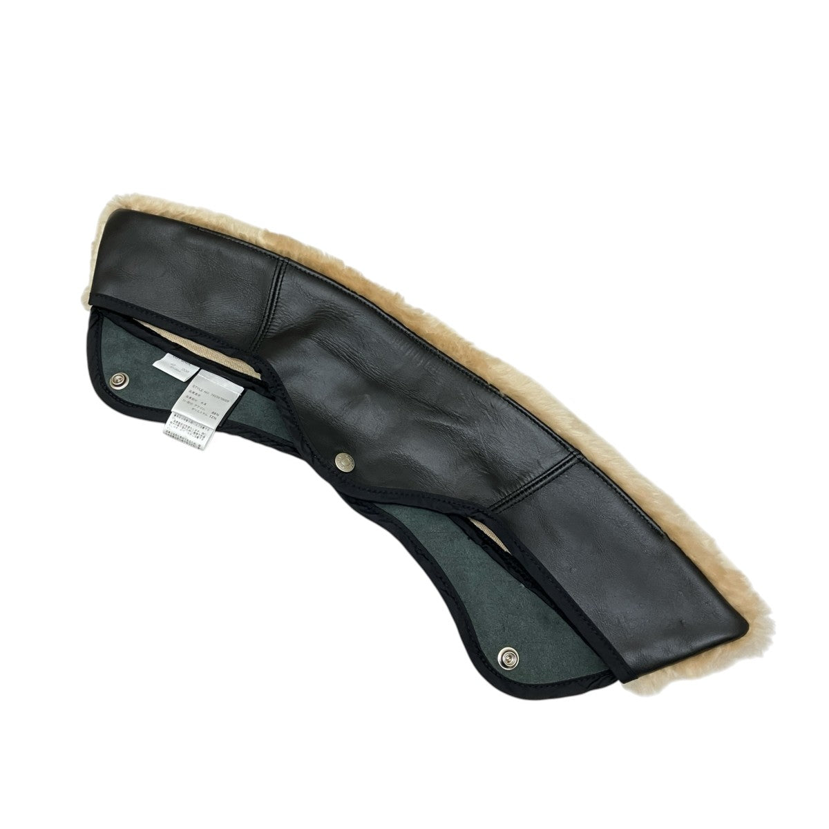 Schott 618M COLLAR FUR For RIDERSフェイクファーレザーつけ襟 古着・中古-5枚目のアイテム画像