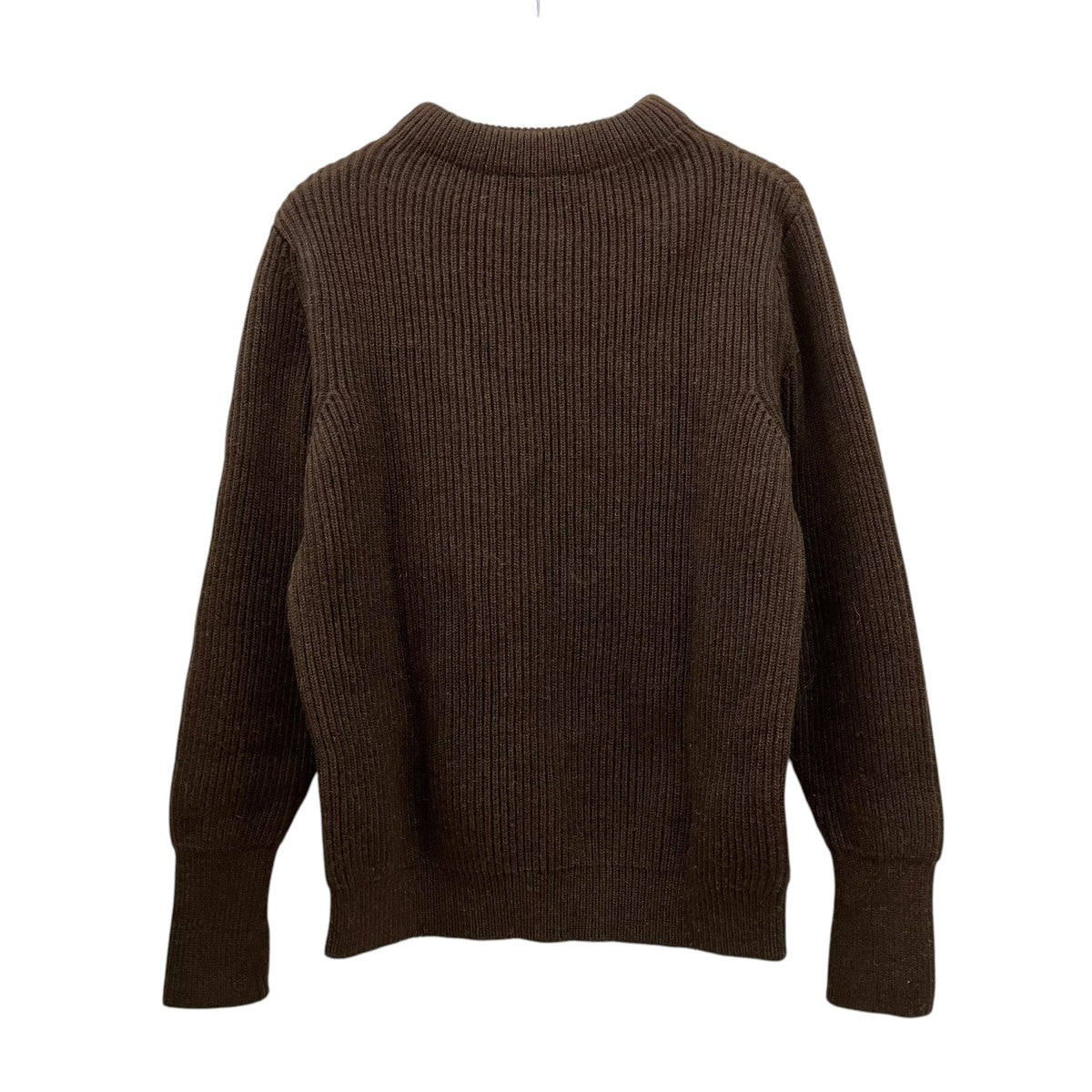 NAVY SYMMETRICAL CREWNECKクルーネックニット