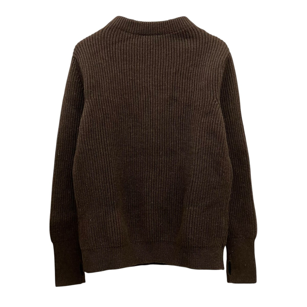 Andersen-Andersen NAVY SYMMETRICAL CREWNECKクルーネックニット 古着・中古-3枚目のアイテム画像
