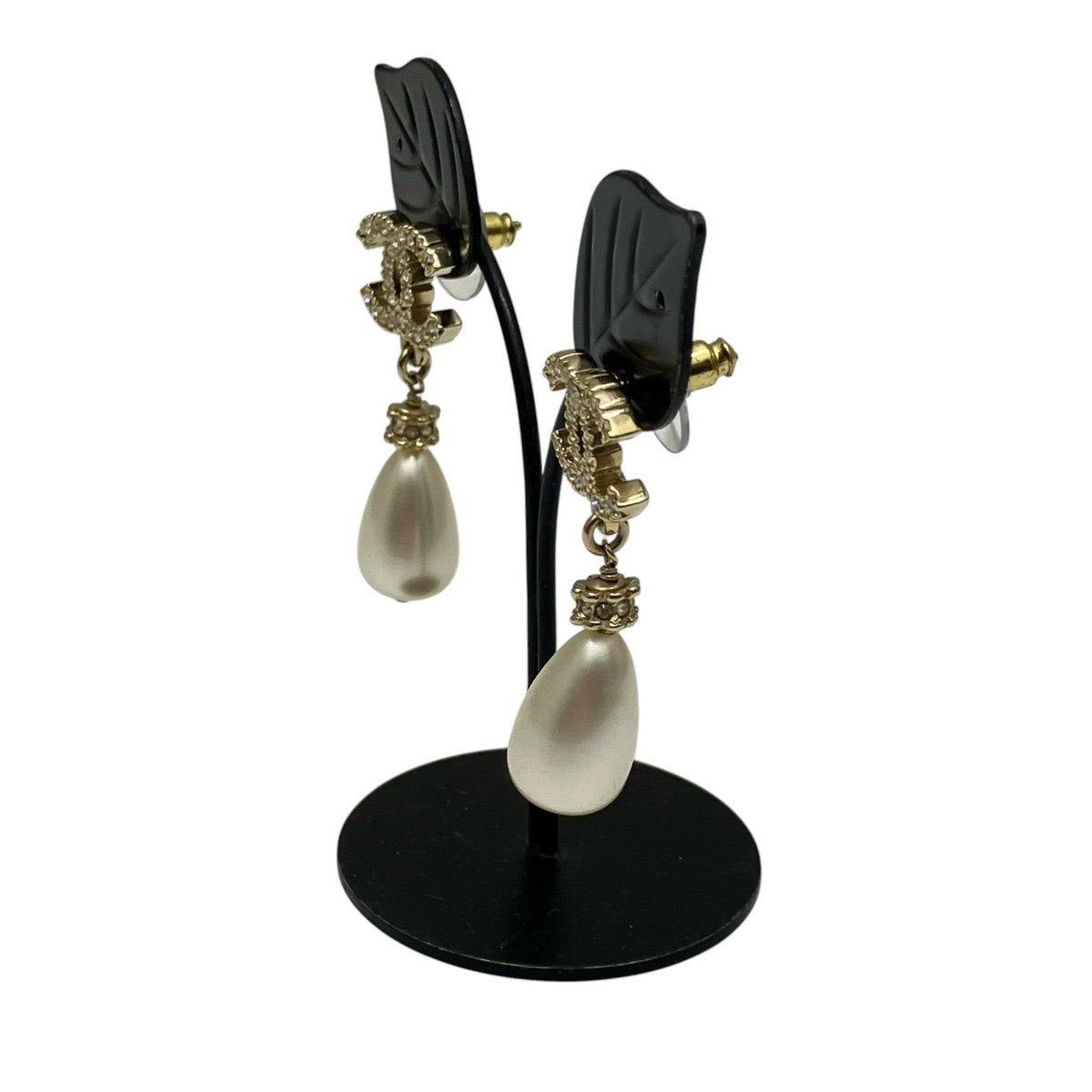 CHANEL F24ティアドロップパールピアス 古着・中古-2枚目のアイテム画像