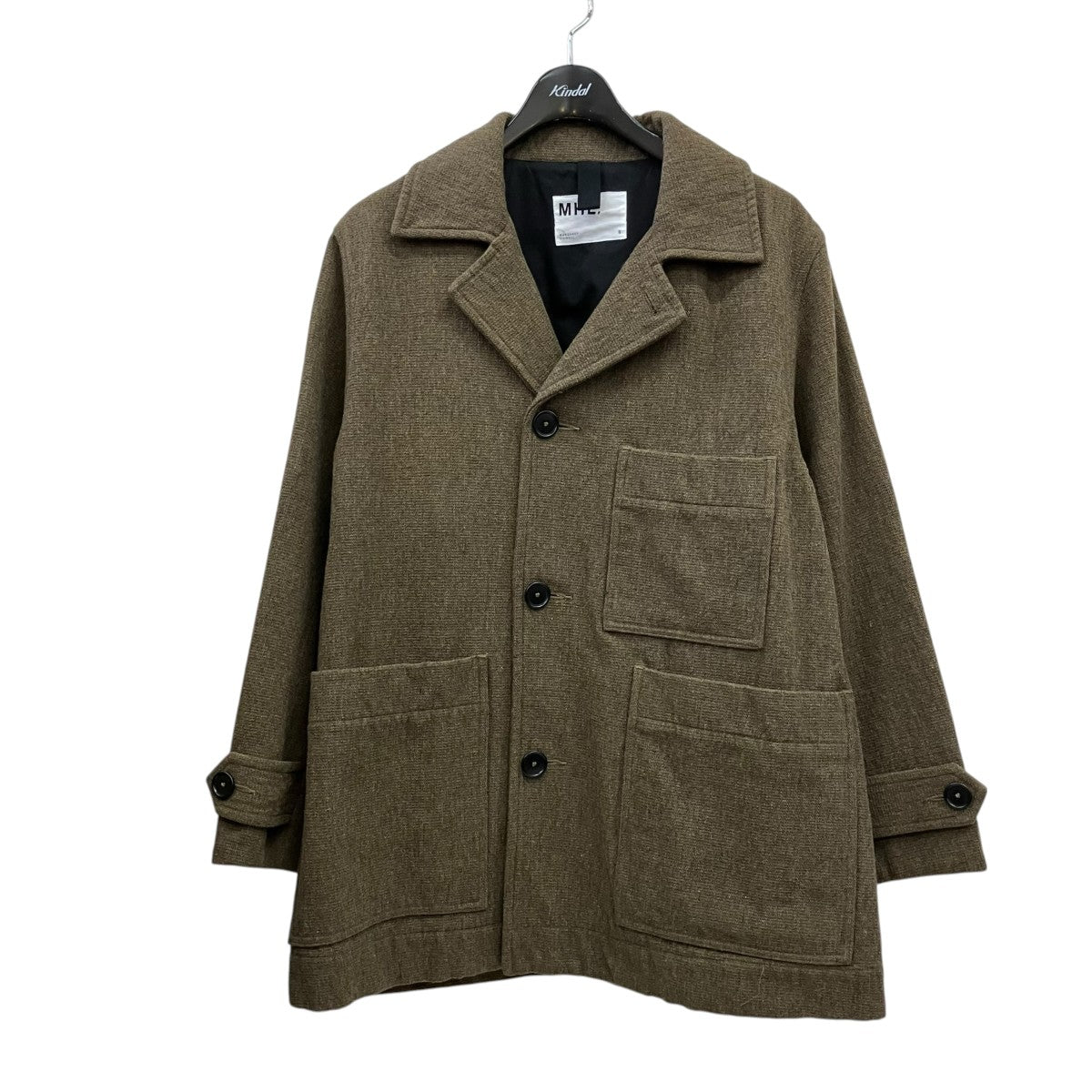 MHL 21AWウールリネンカバーオール595-1210550 古着・中古-1枚目のアイテム画像