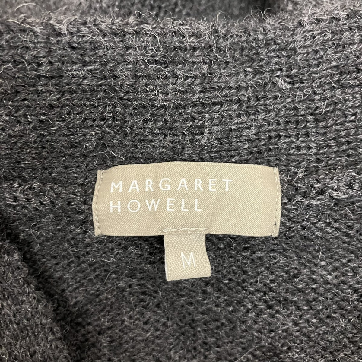 MARGARET HOWELL 22AWジップアップニットカーディガン579-2260010 古着・中古-5枚目のアイテム画像