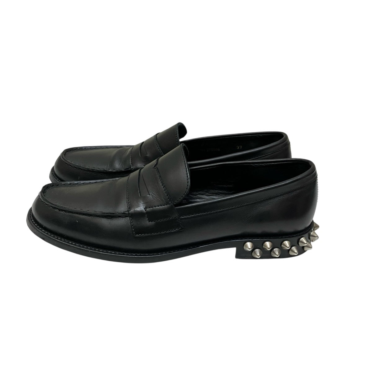 Saint Laurent Paris スタッズヒールローファー375508 古着・中古-2枚目のアイテム画像