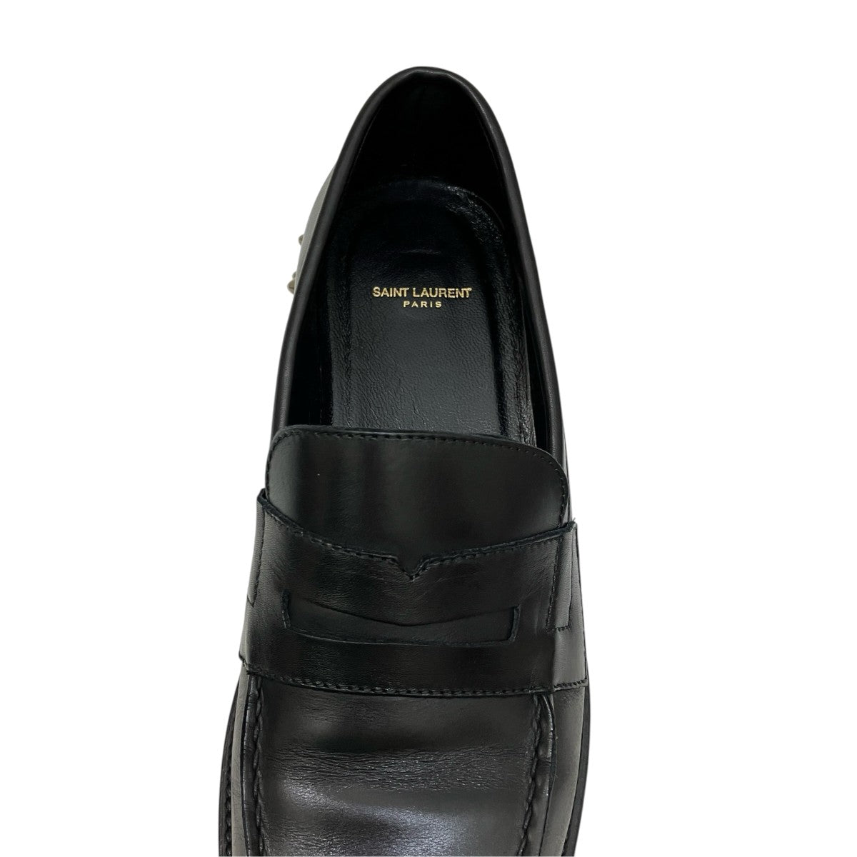Saint Laurent Paris スタッズヒールローファー375508 古着・中古-6枚目のアイテム画像