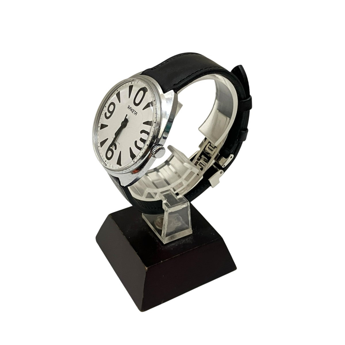 RAKETA ヴィンテージ ビックゼロ ソビエト(ロシア製）、ビックゼロ・手巻き式、Vintage、アキュレイトフォルムバンド、留め具カミーユフォルネ腕時計168 古着・中古-2枚目のアイテム画像