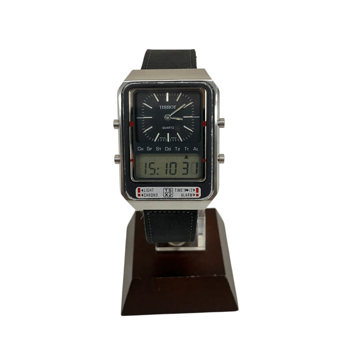 TISSOT 1979製 チームロータス パートナーシップ記念モデルデジアナウォッチ 古着・中古-1枚目のアイテム画像