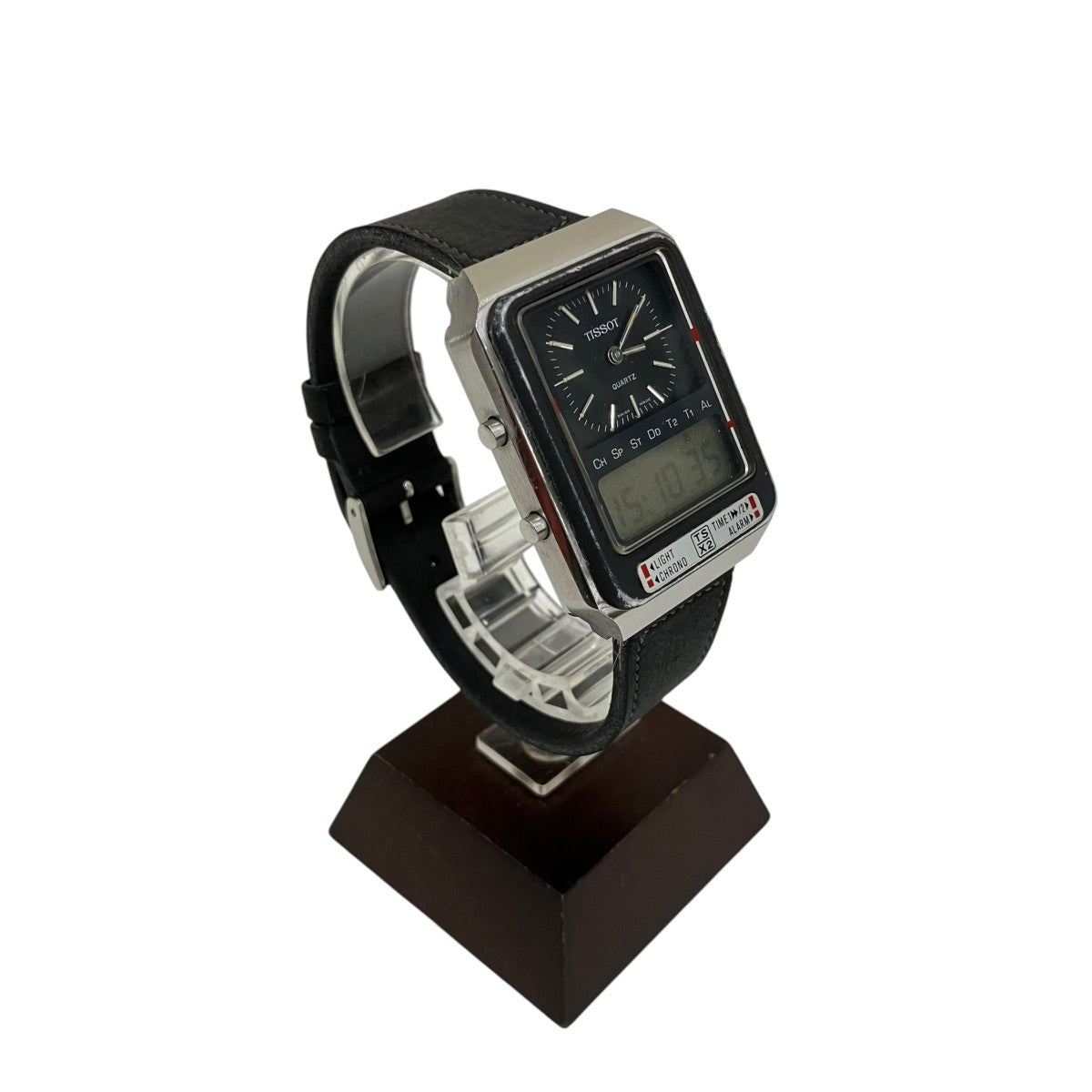 TISSOT 1979製 チームロータス パートナーシップ記念モデルデジアナウォッチ 古着・中古-2枚目のアイテム画像