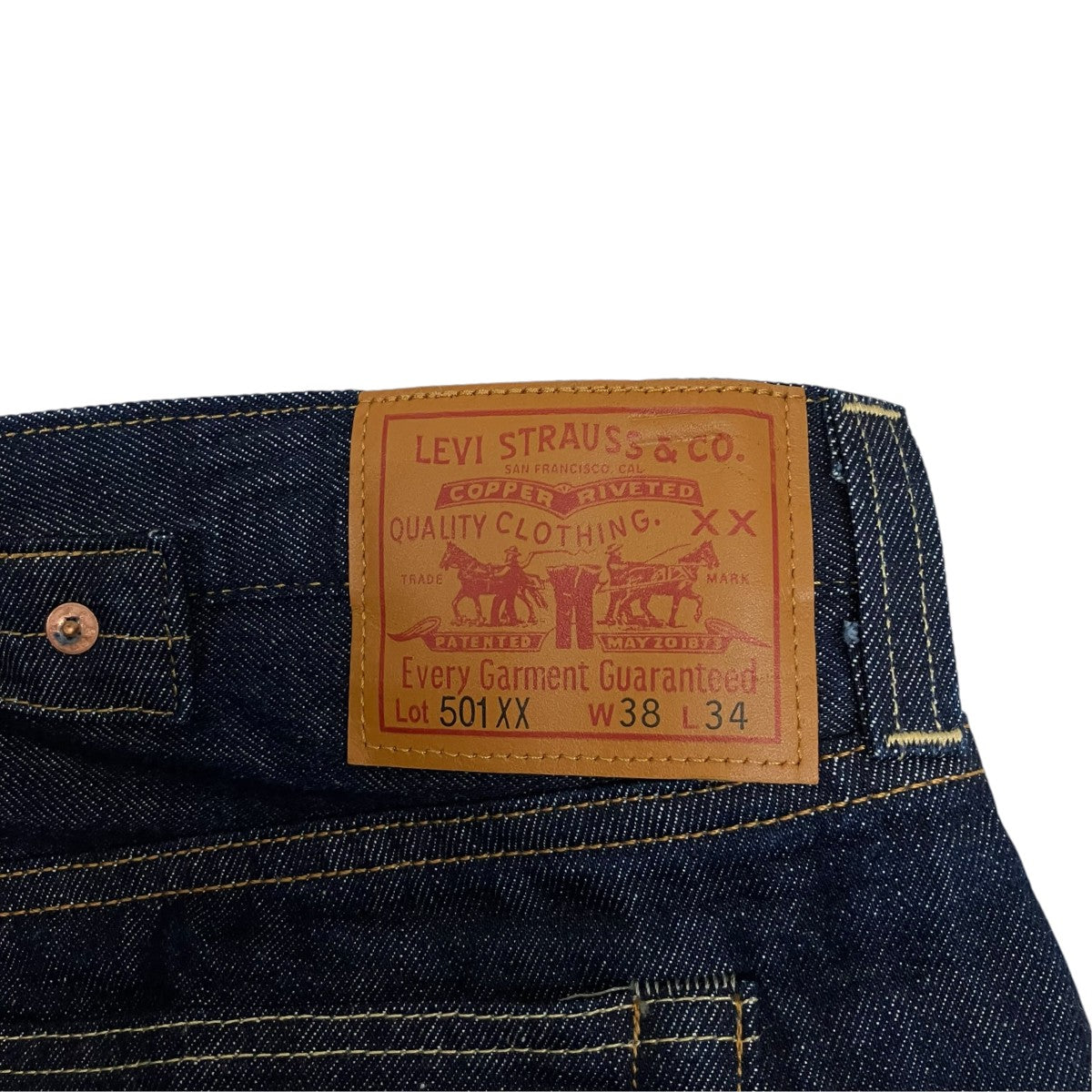 LEVI’S VINTAGE CLOTHING 501XX 1937年モデルデニムパンツ37501-0018 古着・中古-5枚目のアイテム画像