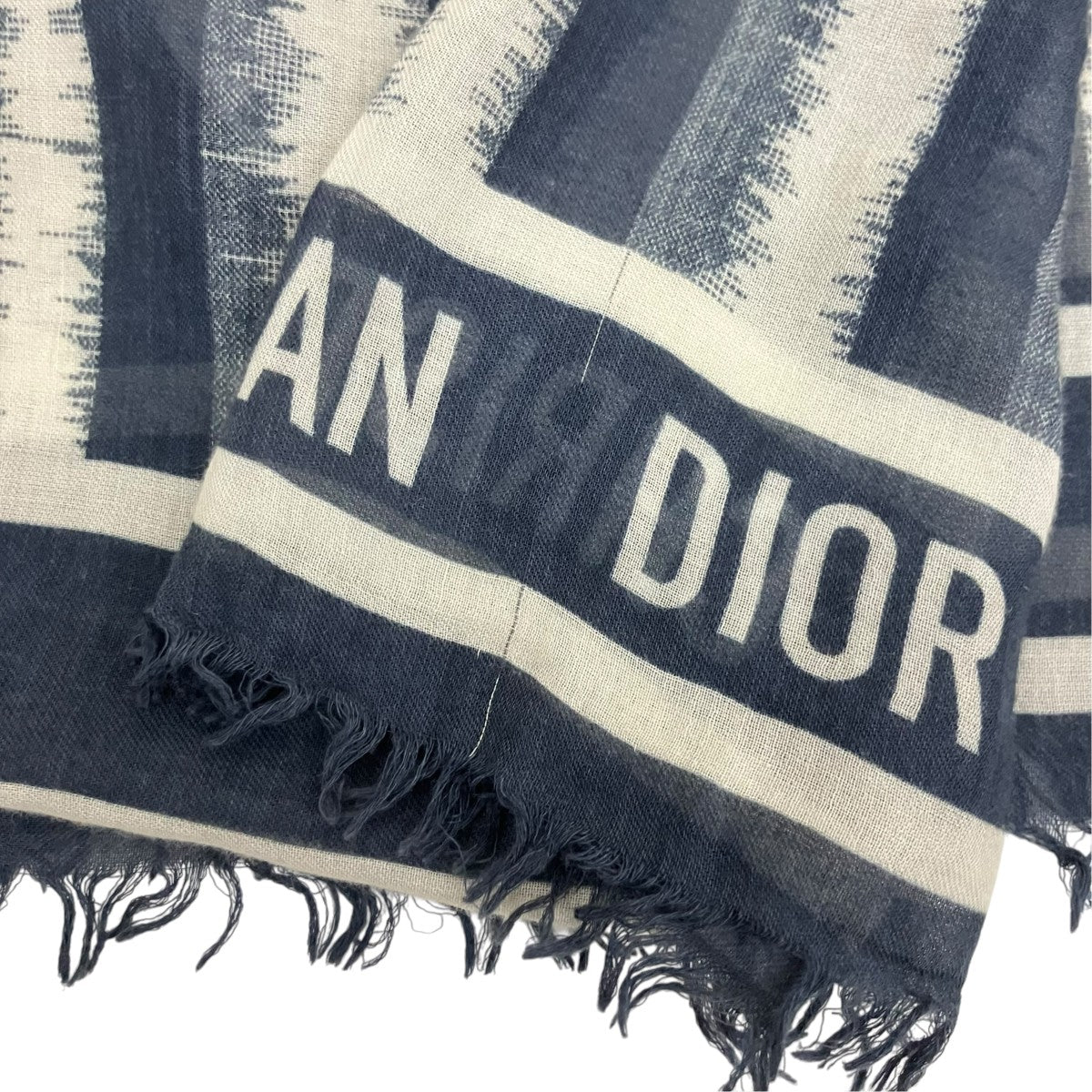 DIOR ストライプスカーフ 古着・中古-4枚目のアイテム画像