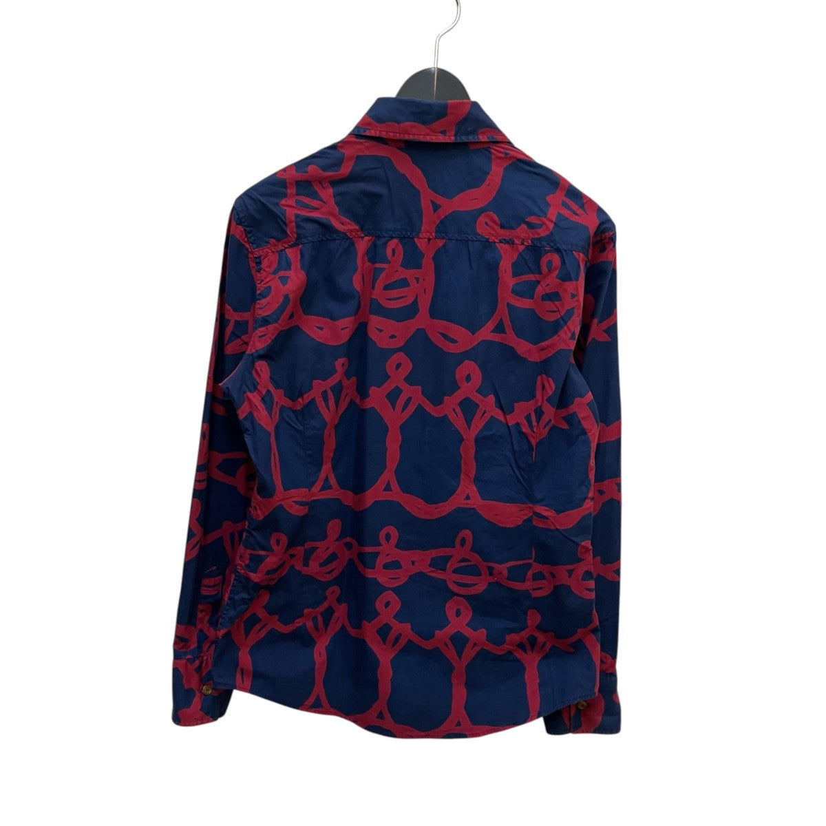 Vivienne Westwood man 総柄アシメトリーシャツ 古着・中古-3枚目のアイテム画像