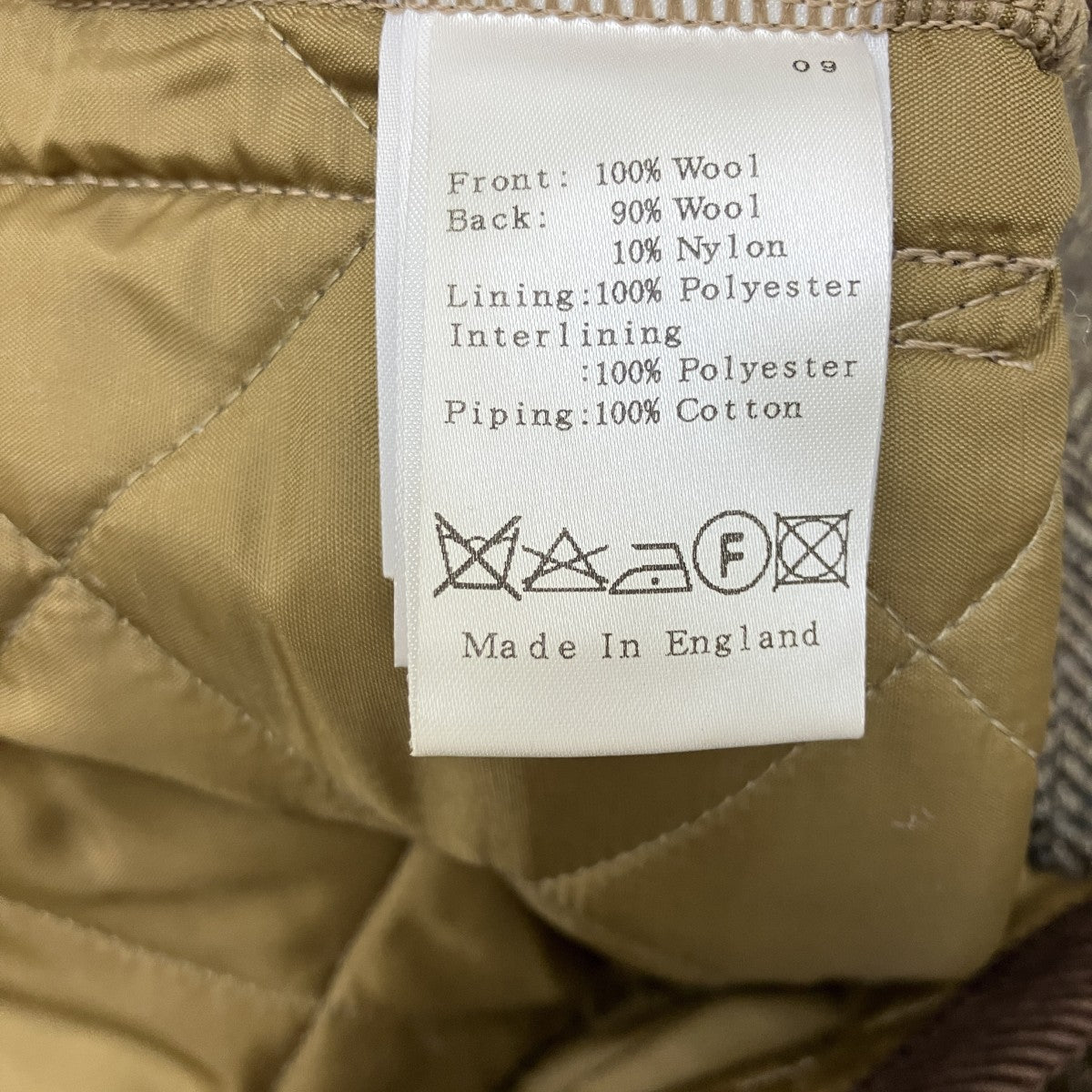 LAVENHAM パッチワークツイードベスト 古着・中古-5枚目のアイテム画像