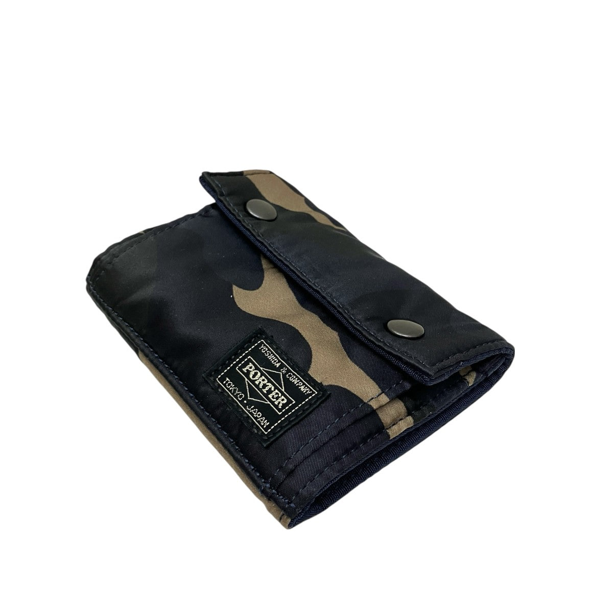 PORTER カウンターシェイドカモフラ×無地3つ折り財布 古着・中古-3枚目のアイテム画像