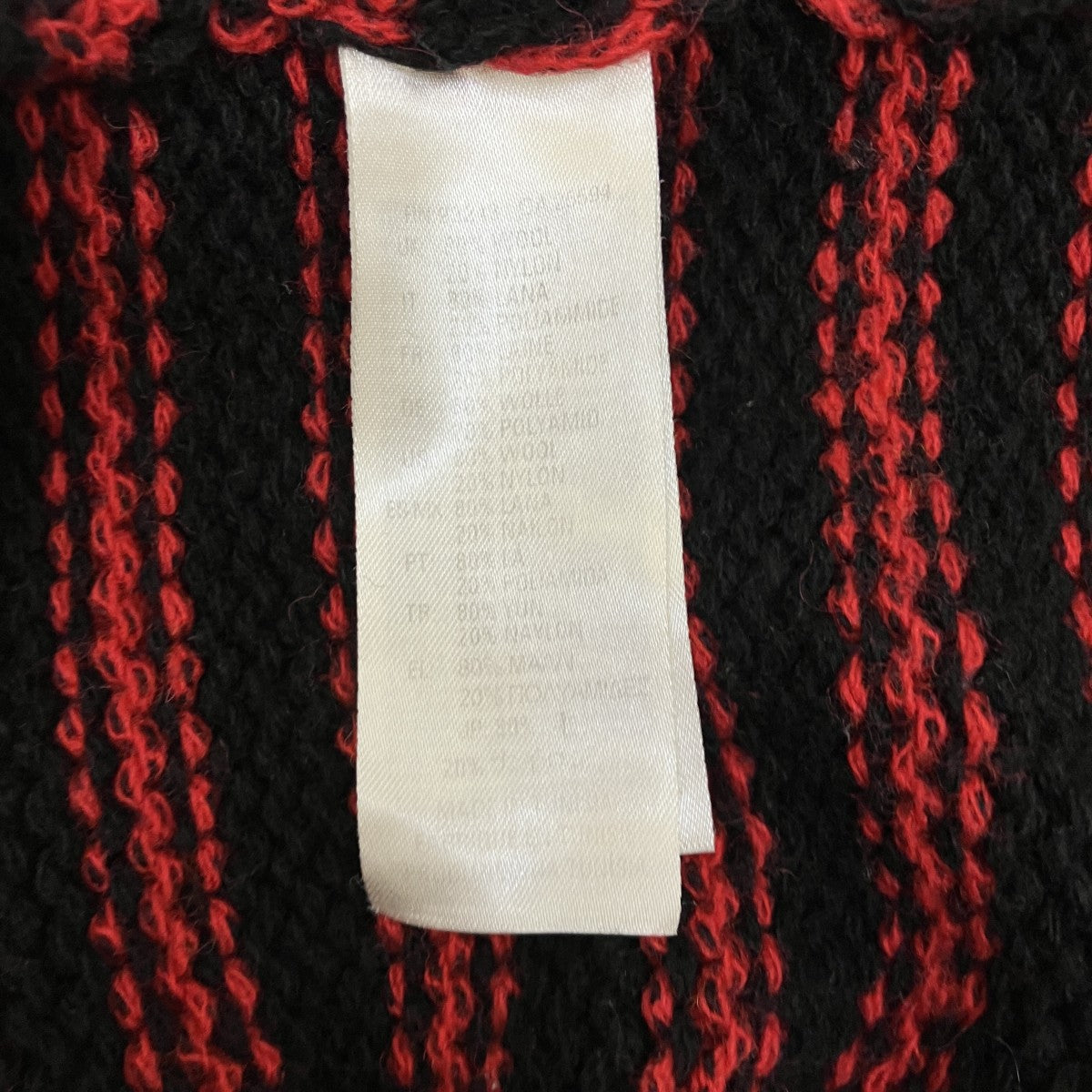 DIESEL ボーダーニット 古着・中古-6枚目のアイテム画像