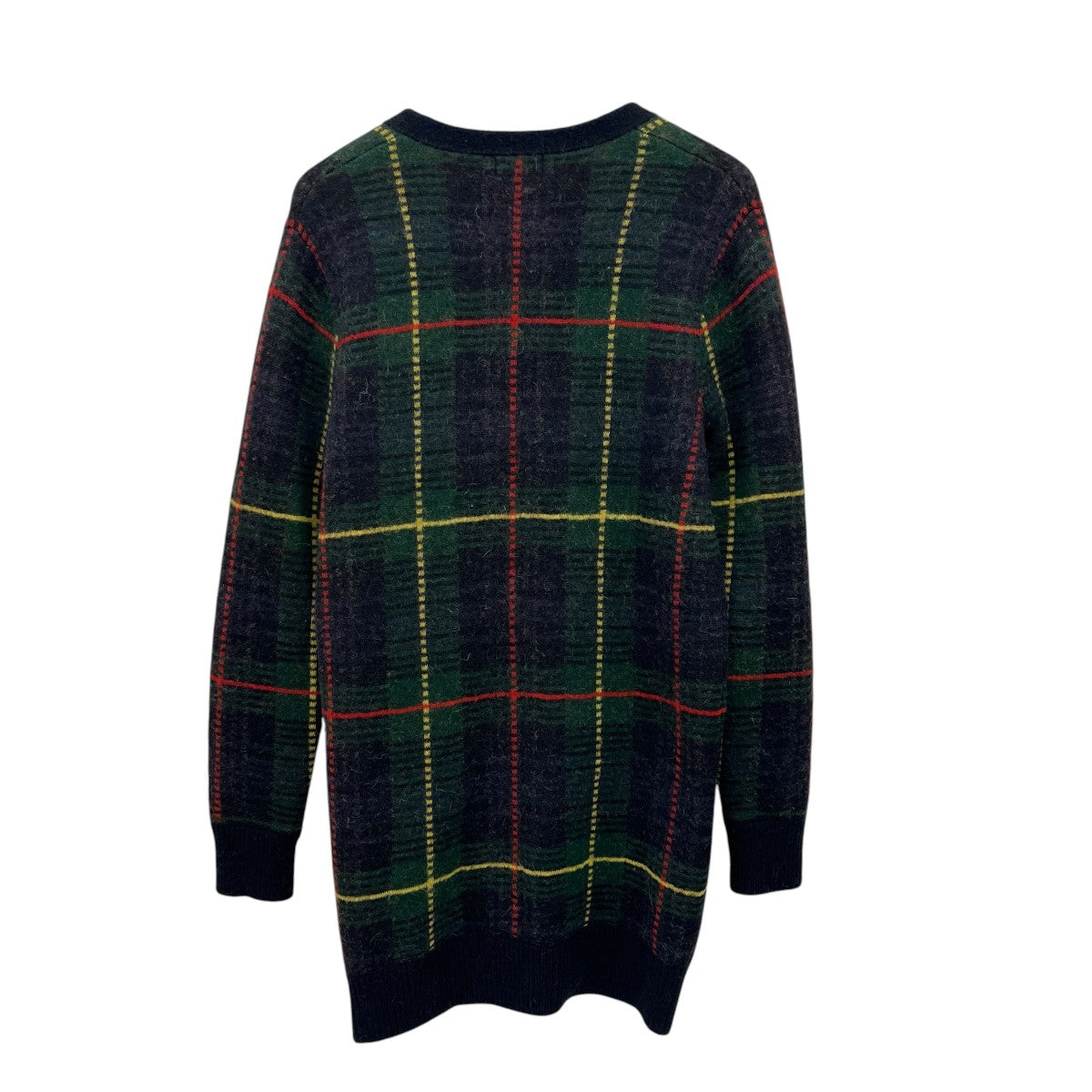 POLO RALPH LAUREN タータンチェックVネック 古着・中古-2枚目のアイテム画像