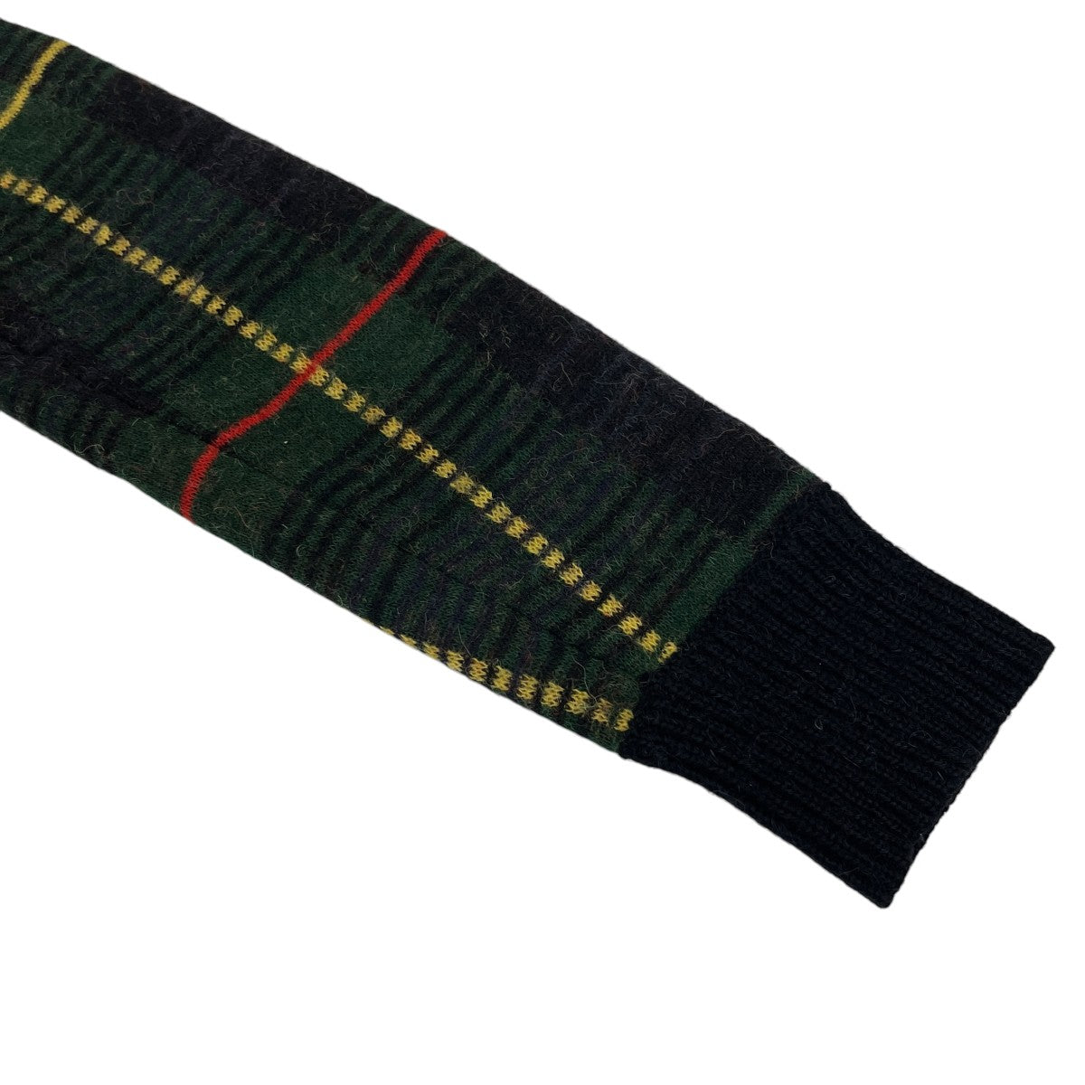POLO RALPH LAUREN タータンチェックVネック 古着・中古-4枚目のアイテム画像